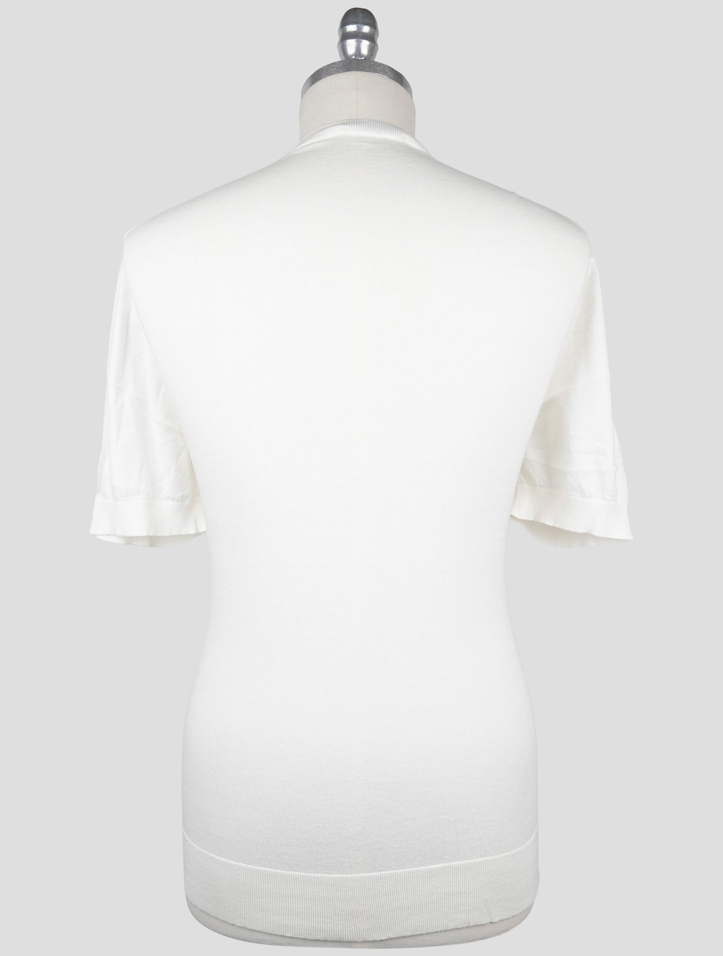 Kiton Knt White Cotton T-Shirt