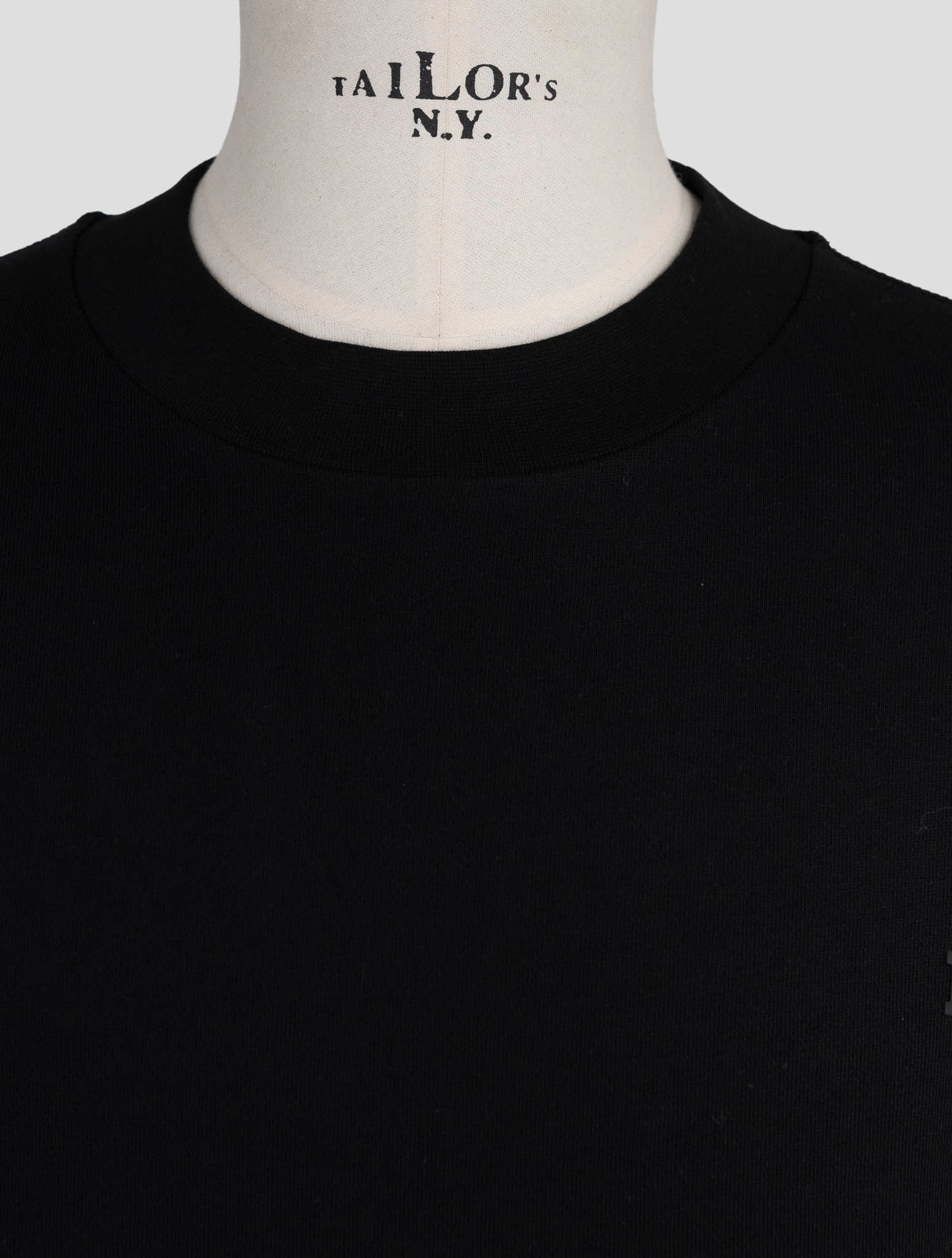 Kiton Knt Black Cotton Sweater Crewneck