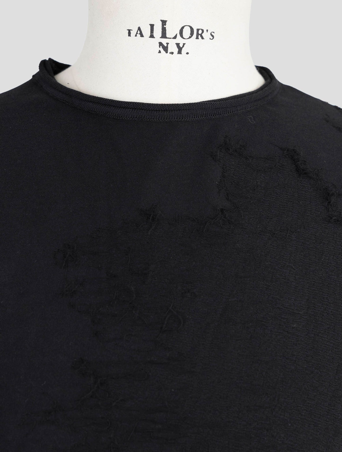 Kiton Knt Black Cotton Sweater Crewneck
