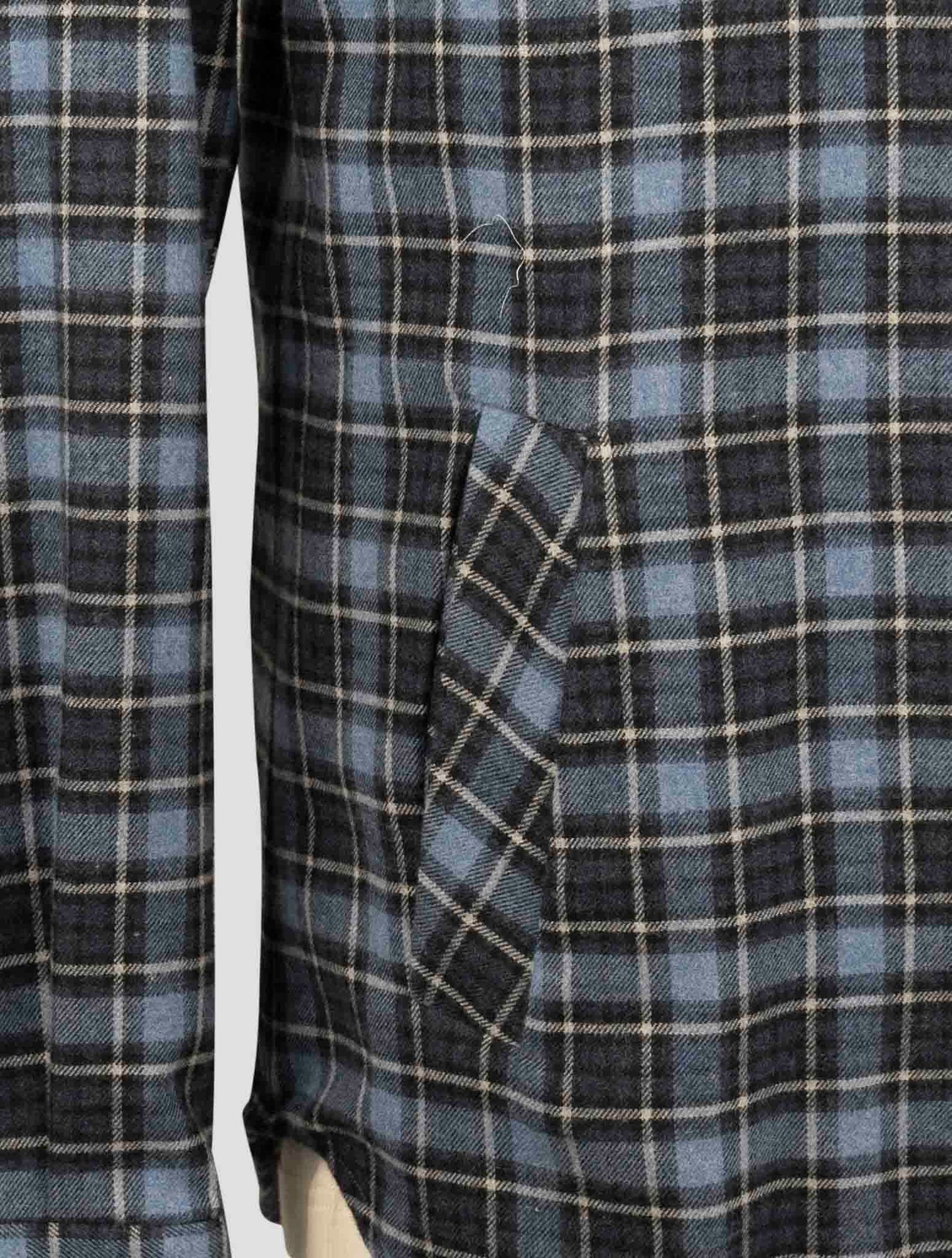 Kiton Blue Cotton Shirt Mariano