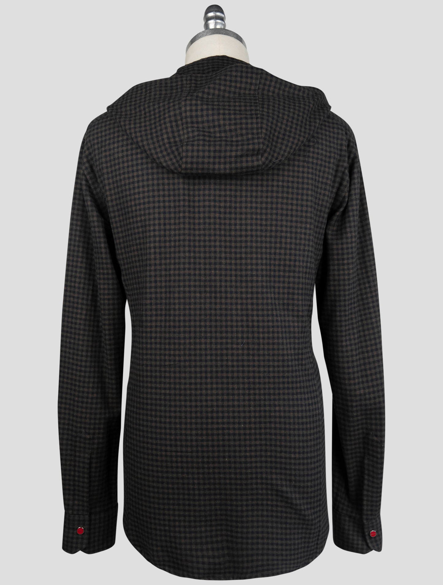 Kiton Brown Cotton Shirt Mariano