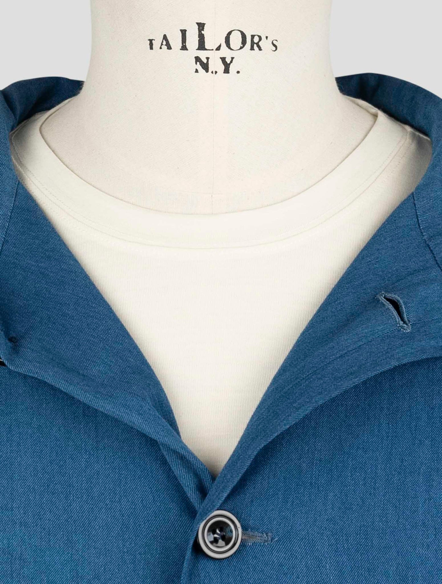 Kiton Denim Cotton Shirt