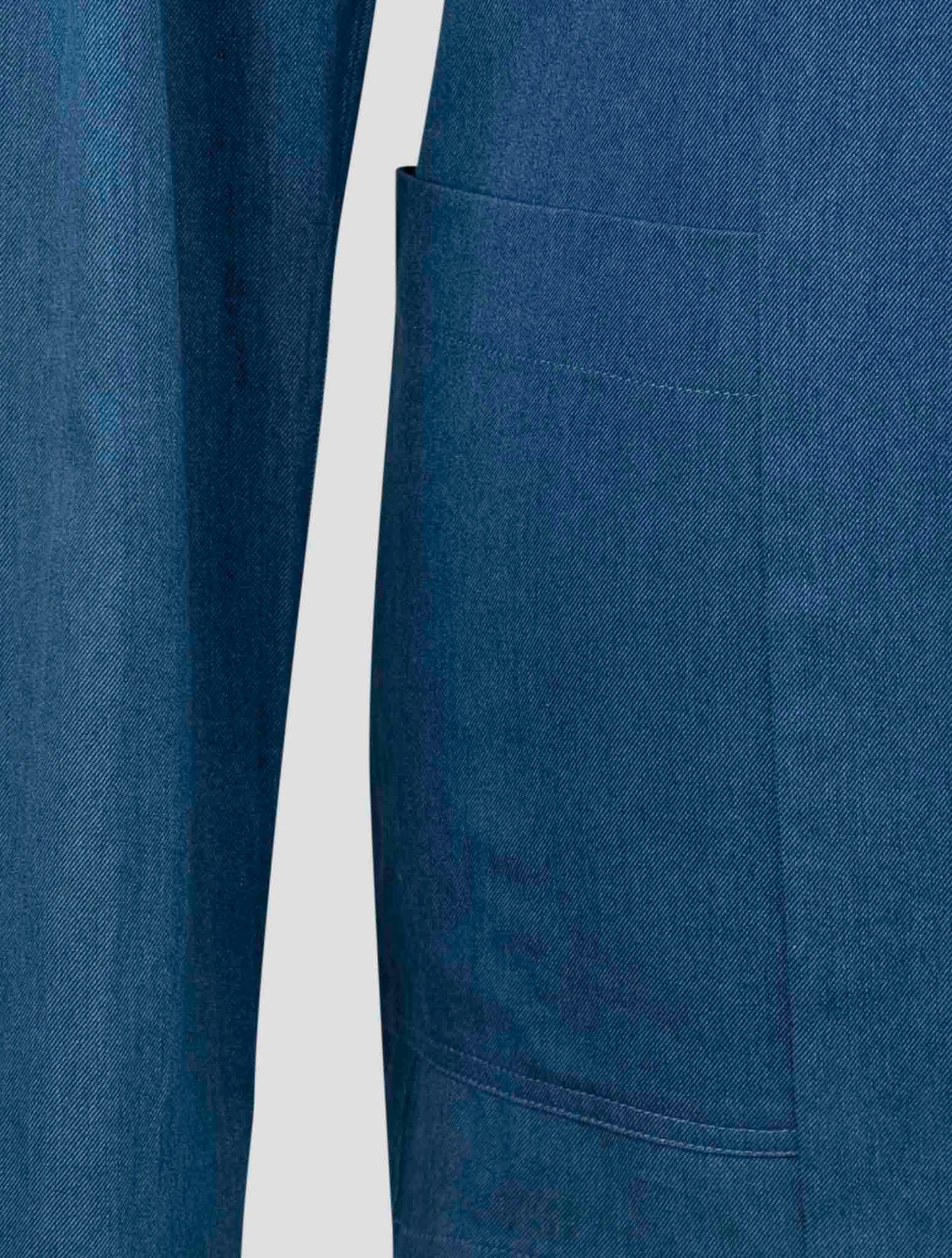 Kiton Denim Cotton Shirt