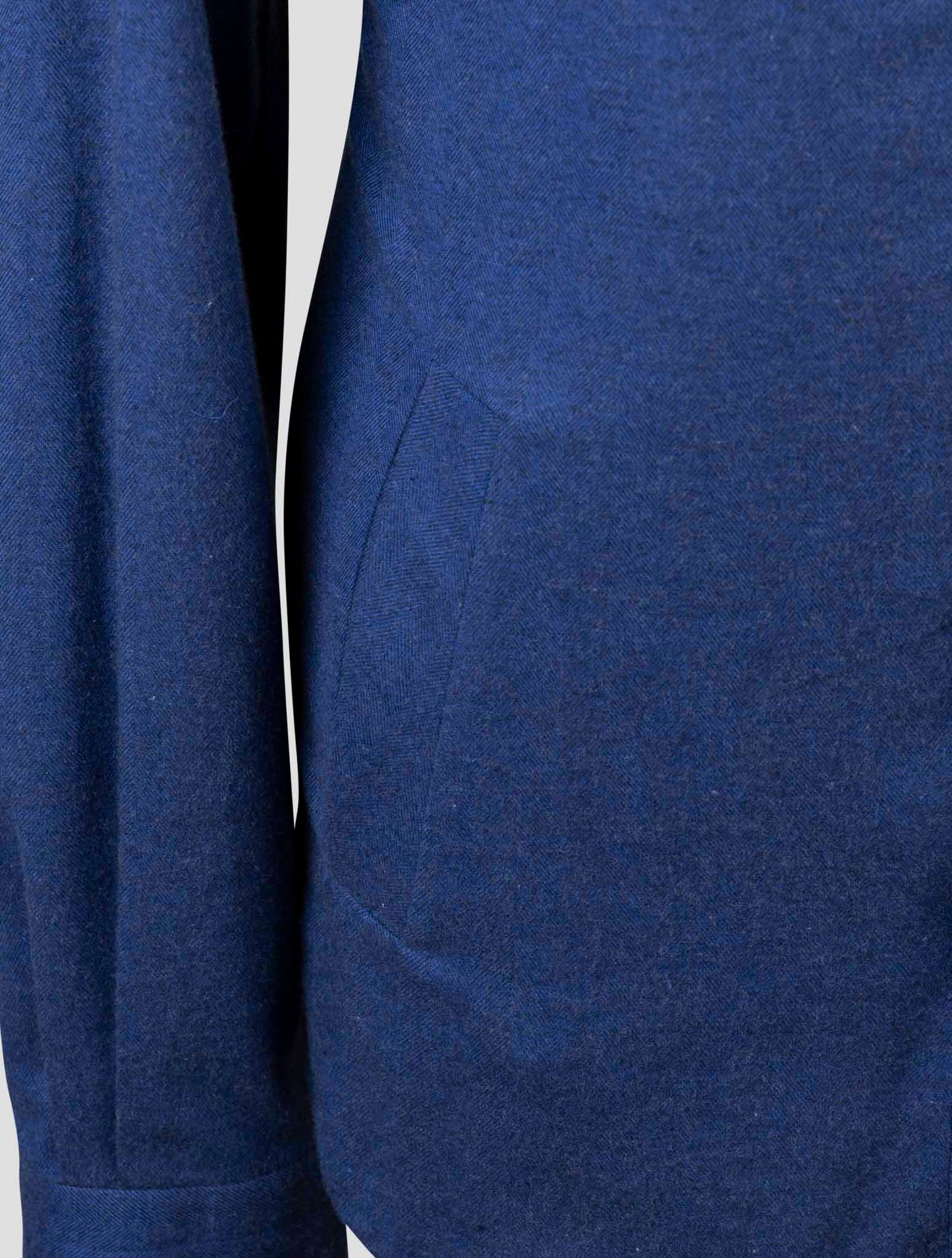 Kiton Blue Cotton Shirt Mariano