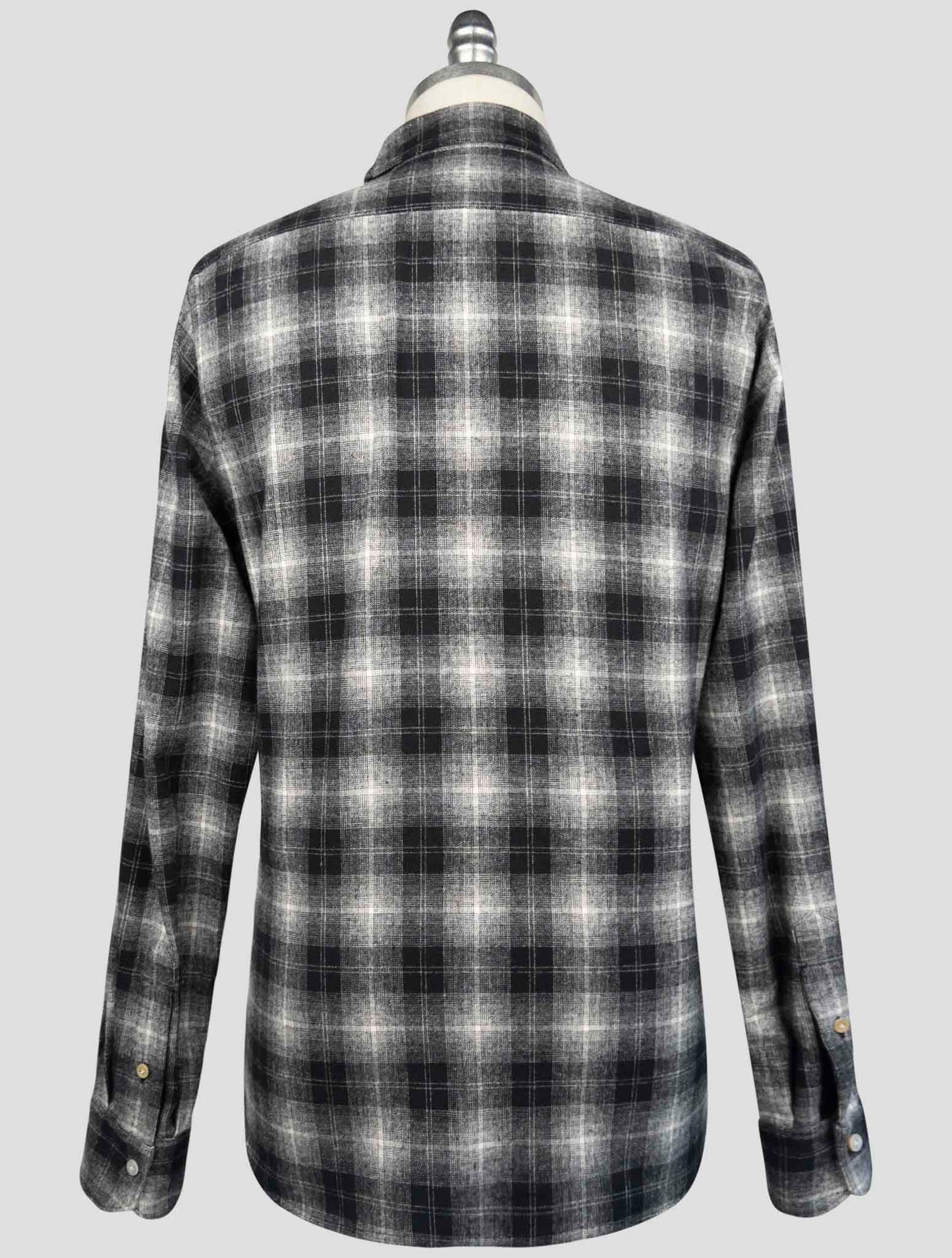 Kiton Gray Cotton Shirt