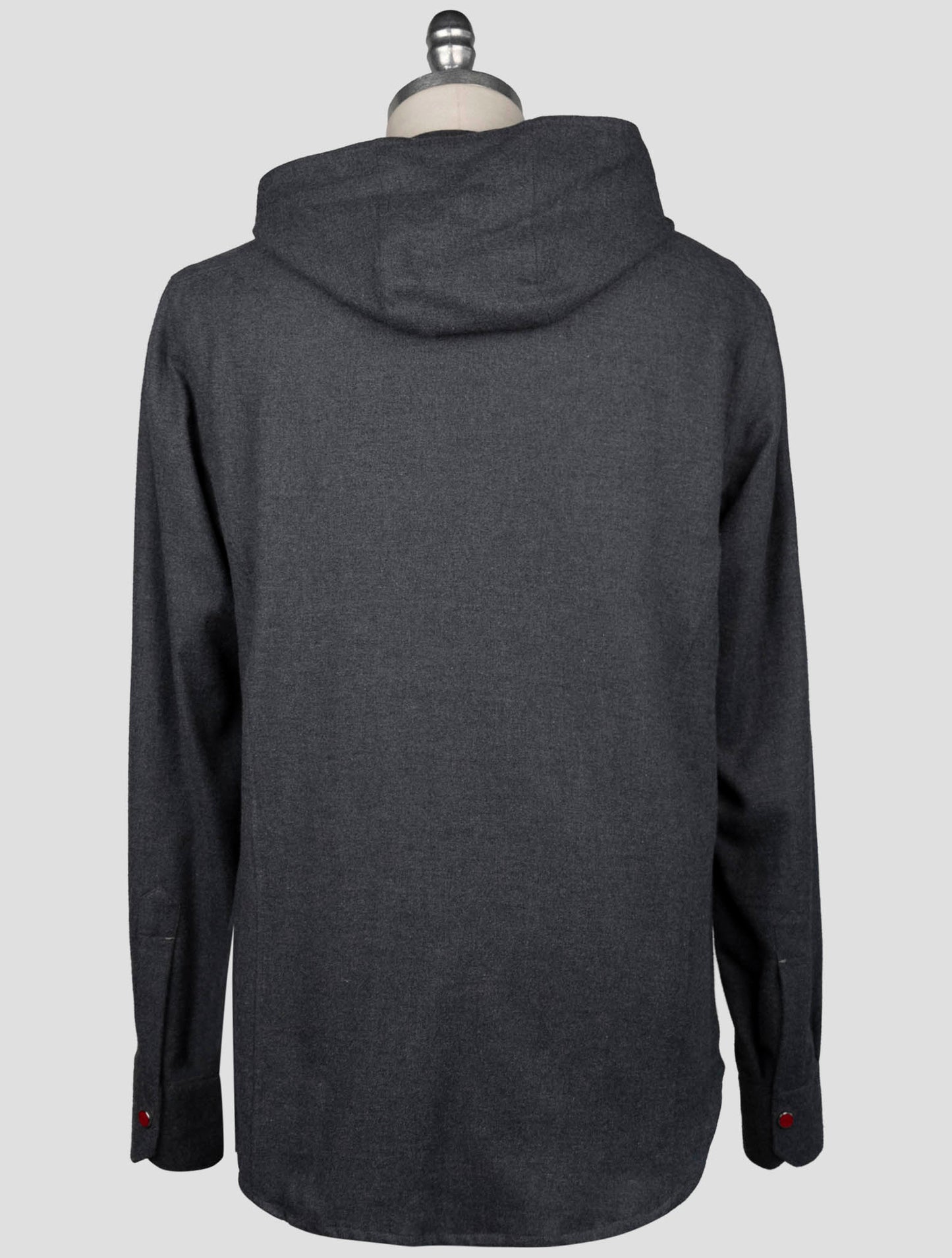 Kiton Gray Cotton Shirt Mariano