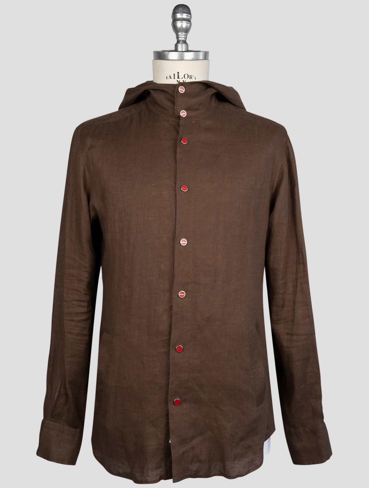 kiton White Linen Shirt Mariano