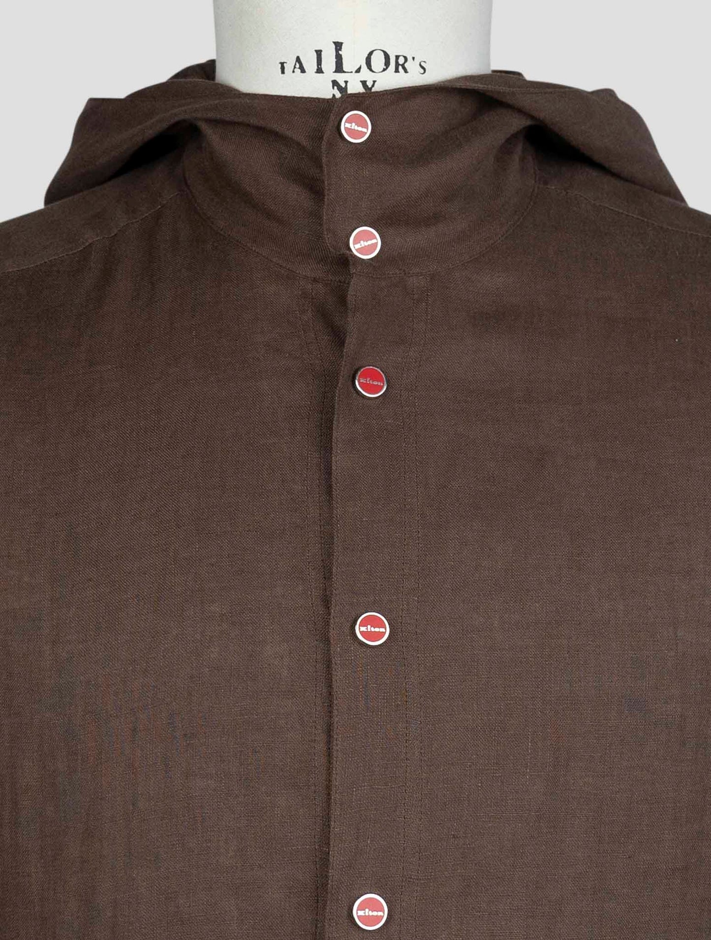 kiton White Linen Shirt Mariano