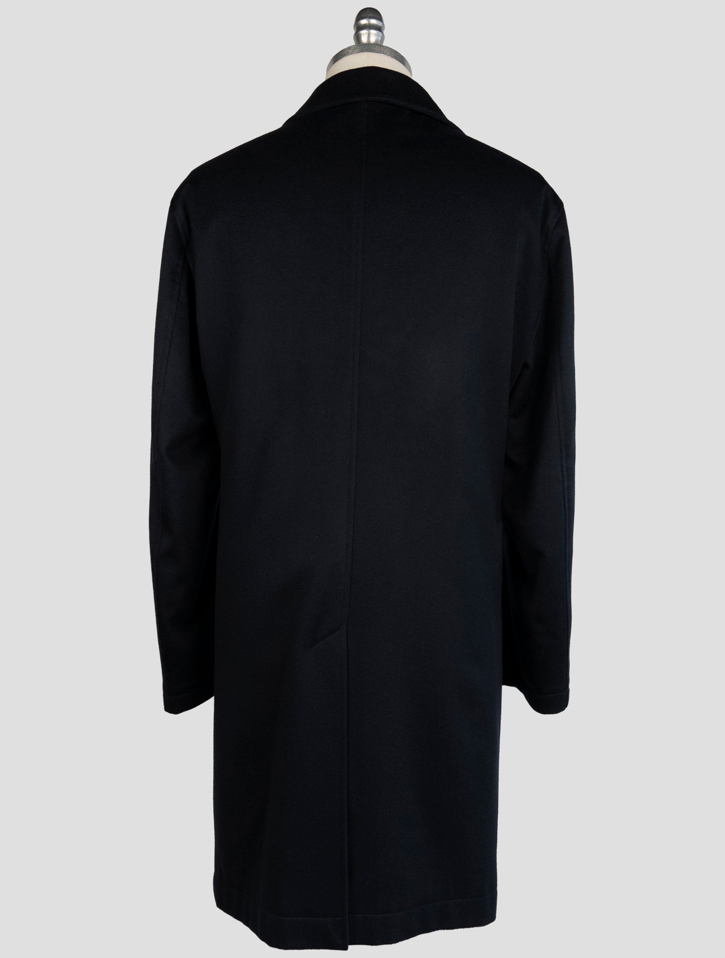 Kiton Blue Cashmere Overcoat