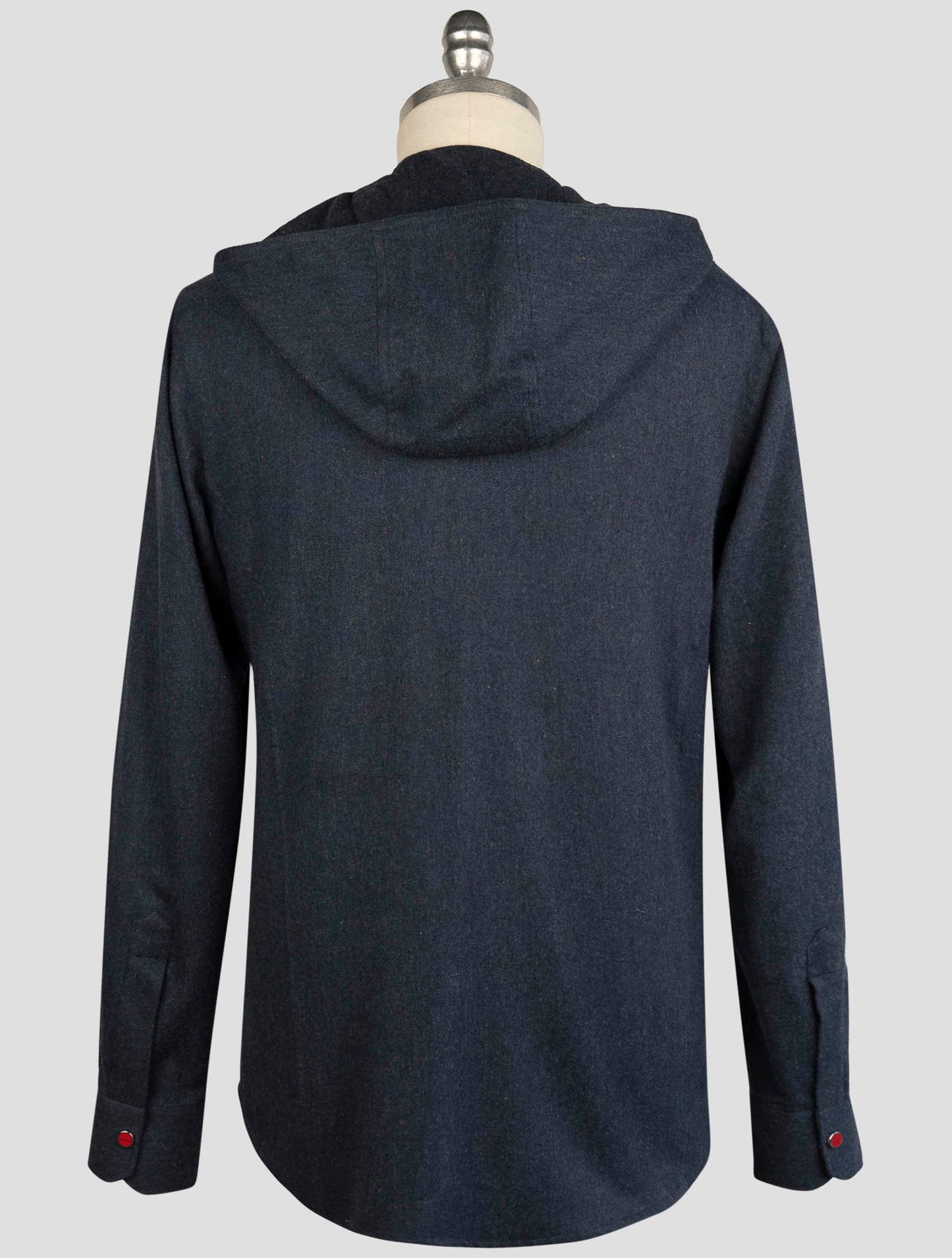 Kiton Blue Cotton Shirt Mariano