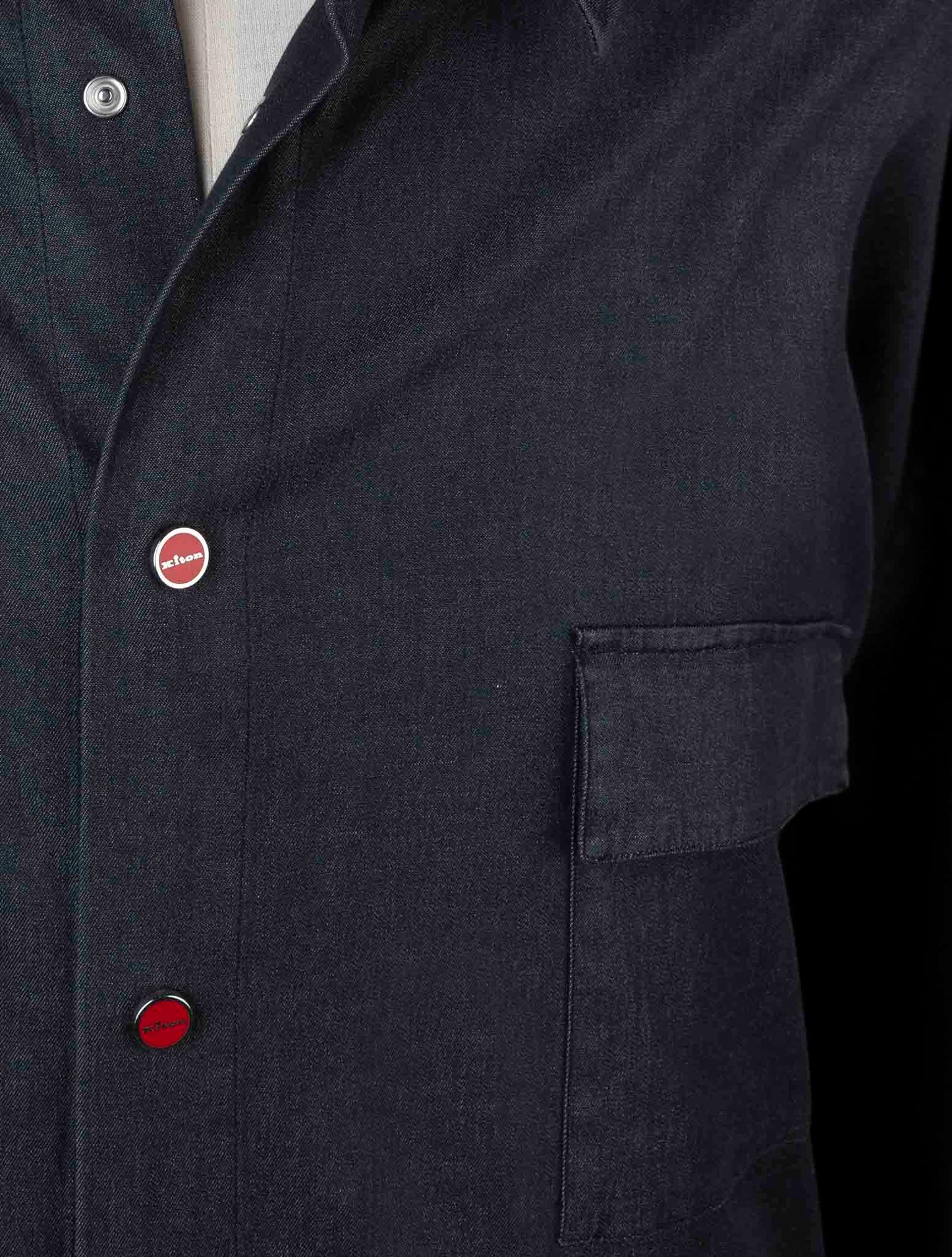 Kiton Gray Cotton Ea Shirt BUBA