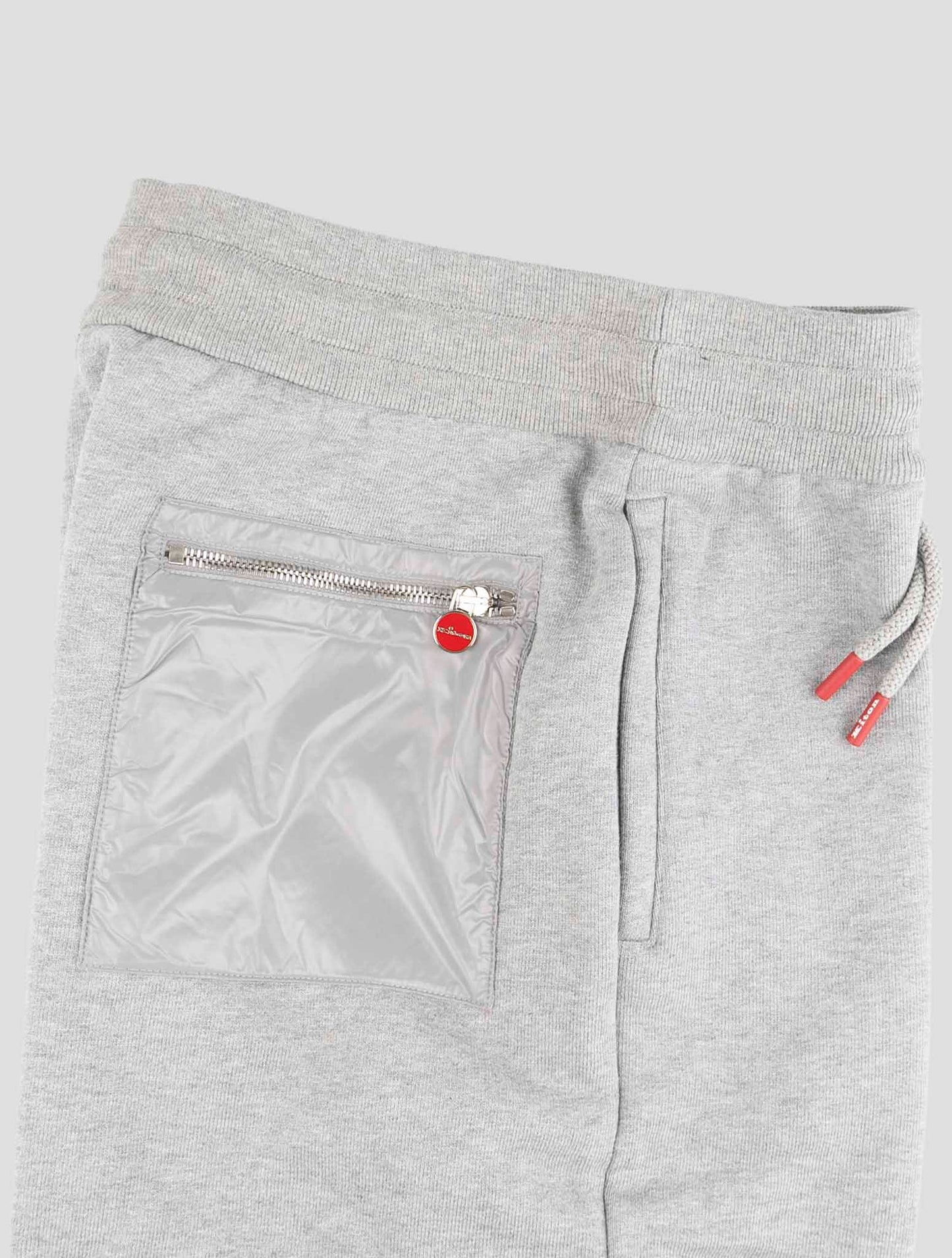 Kiton Gray Cotton Short Pants