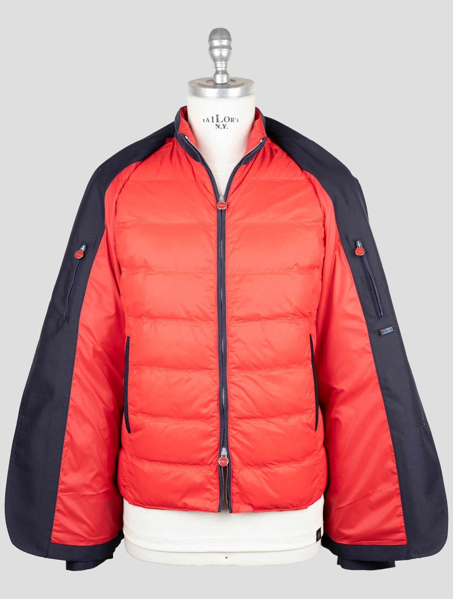 Kiton Blue Cashmere Pa Coat