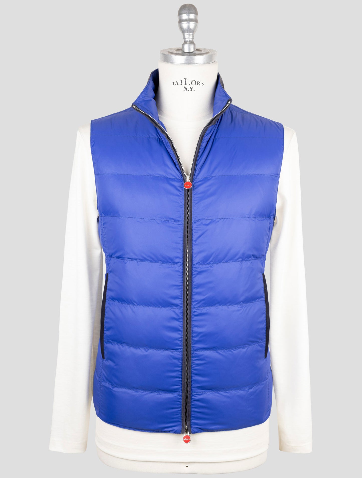 Kiton Dark Blue Cashmere Pa Coat