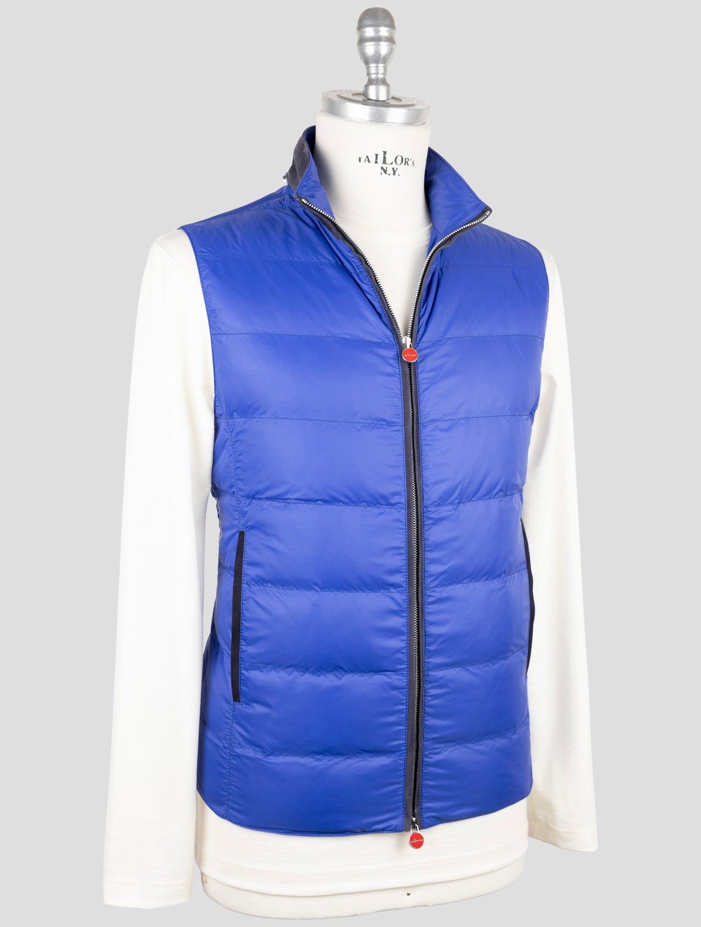 Kiton Dark Blue Cashmere Pa Coat