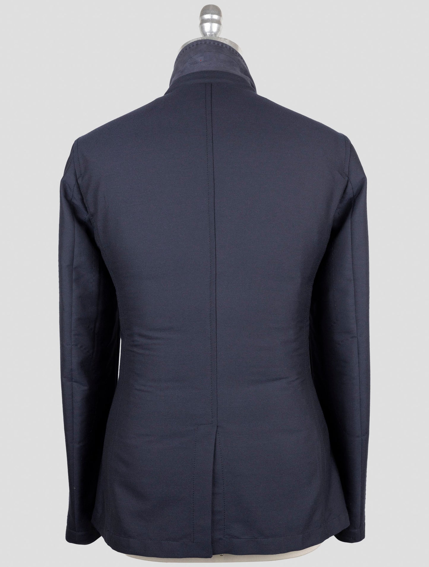 Kiton Dark Blue Cashmere Pa Coat