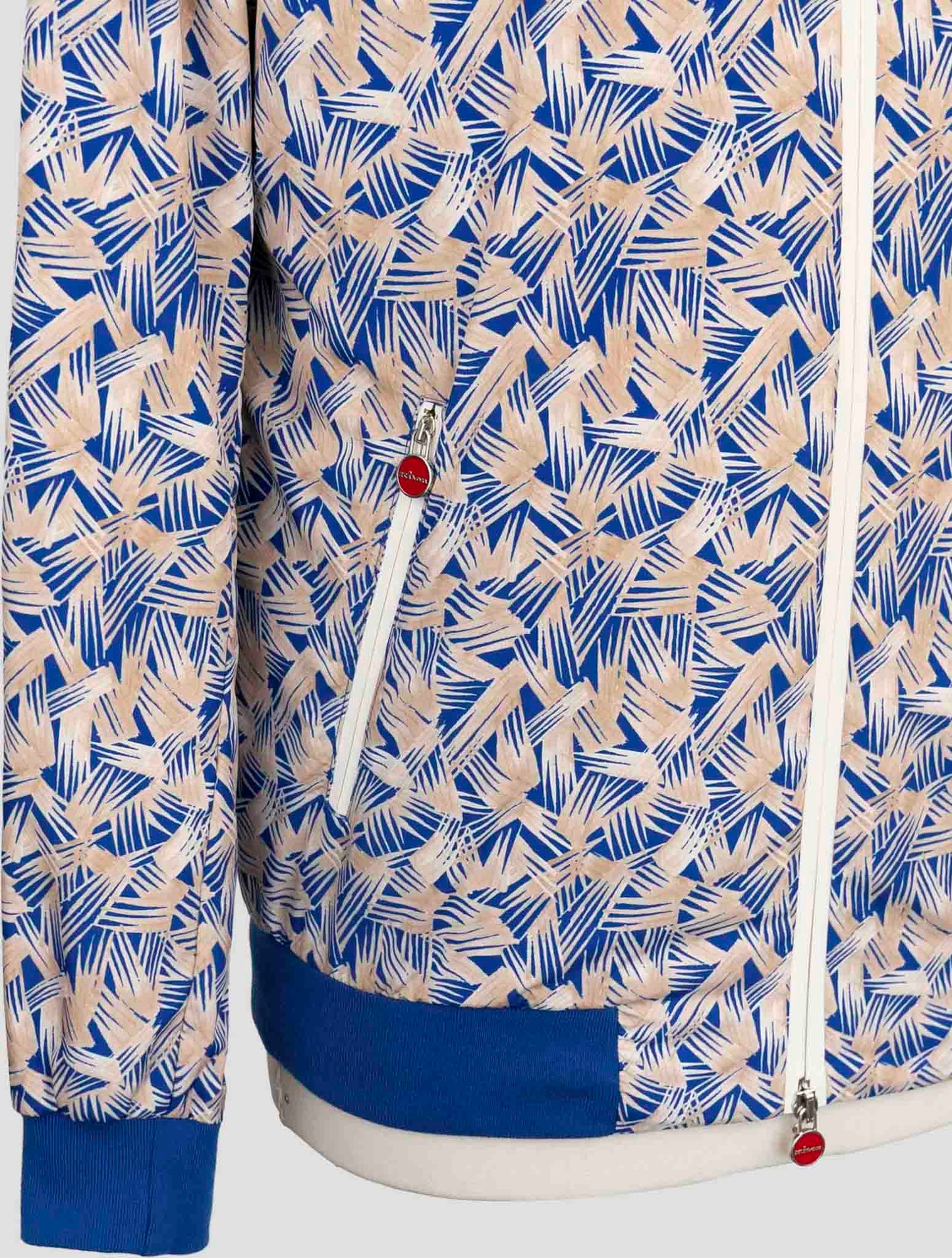 Kiton Blue Beige Pl Coat