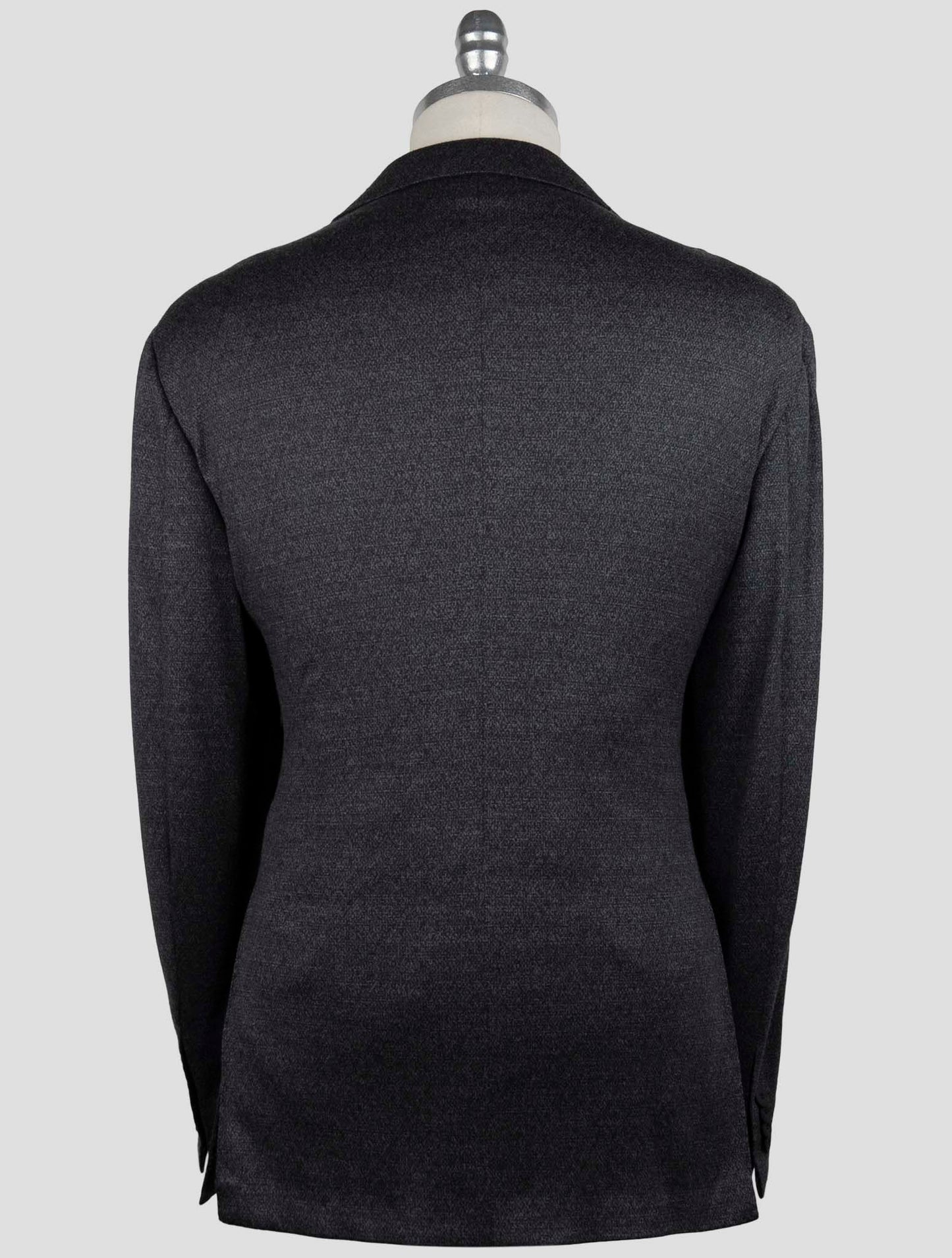 Kiton Knt Gray Wool Double Breasted Suit