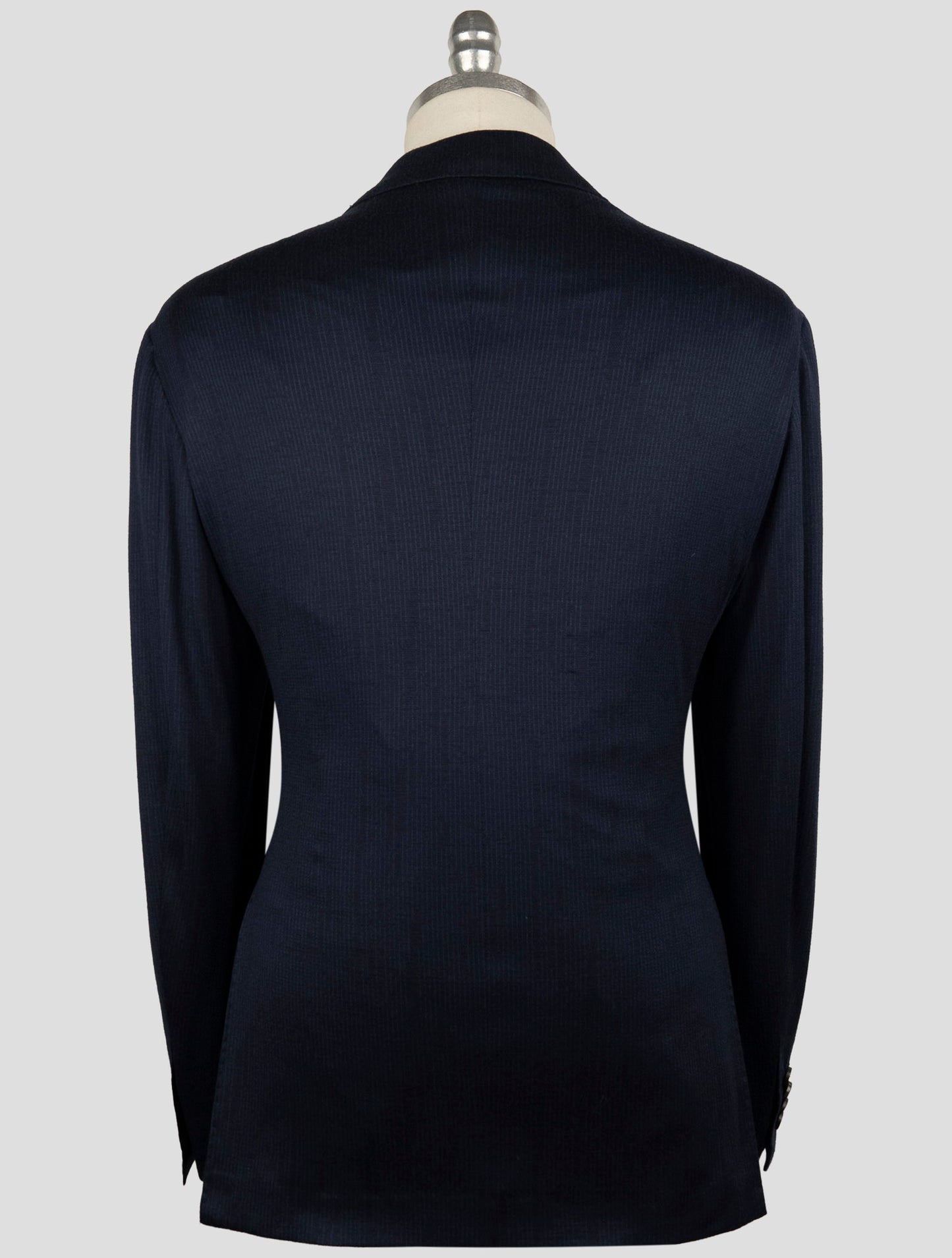 Kiton Knt Blue Wool Double Breasted Suit