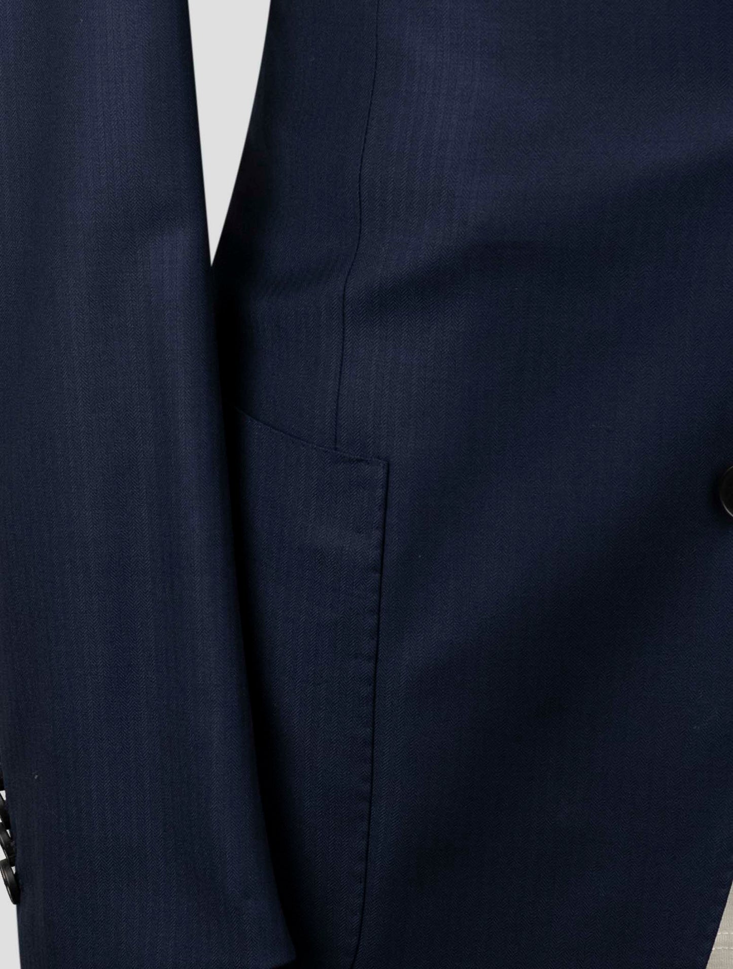 Kiton Knt Blue Virgin Wool Suit