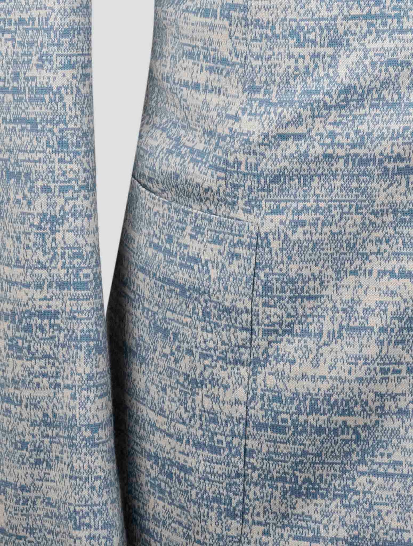 Kiton Knt Light Blue Wool Suit