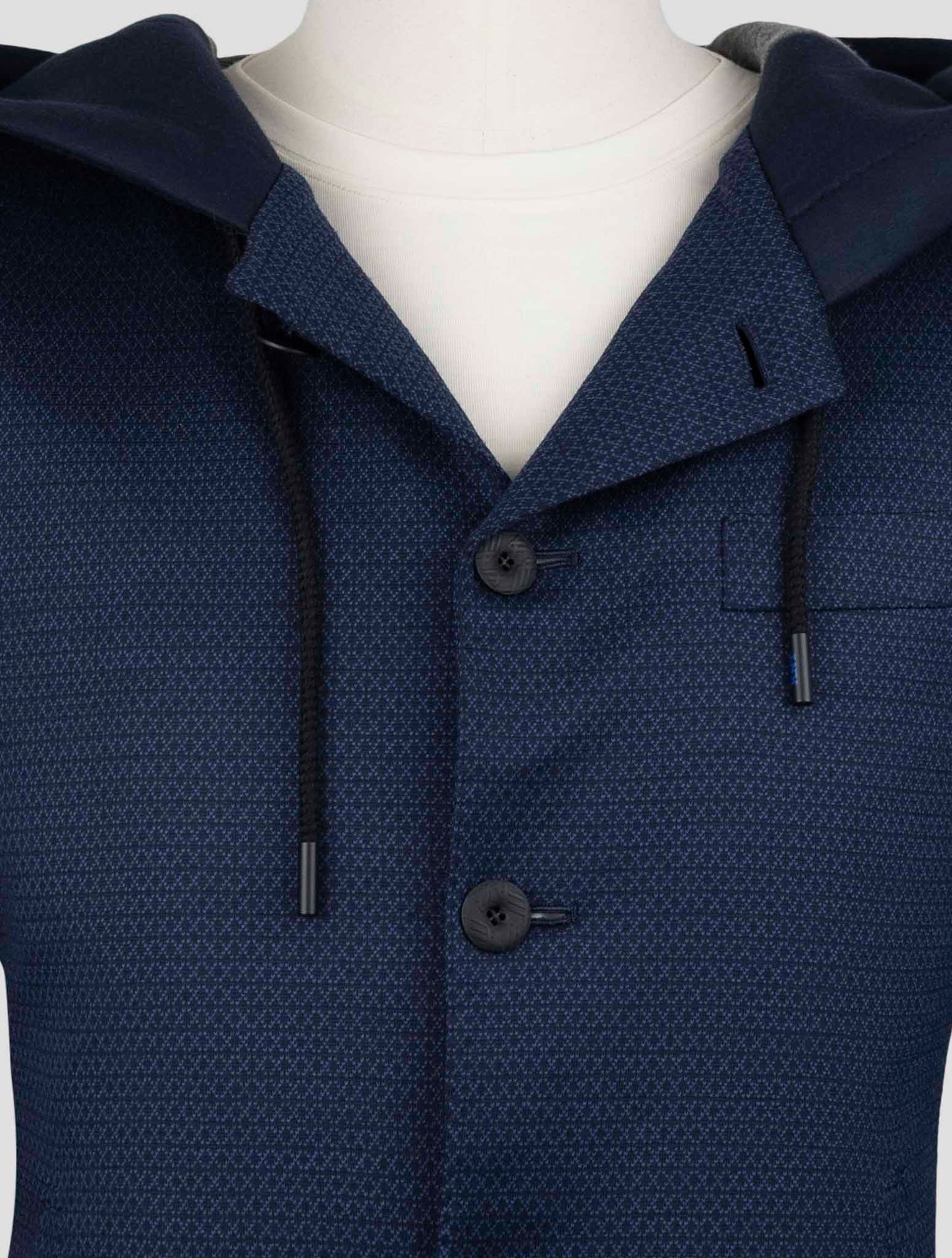 Kiton Knt Blue Wool Suit