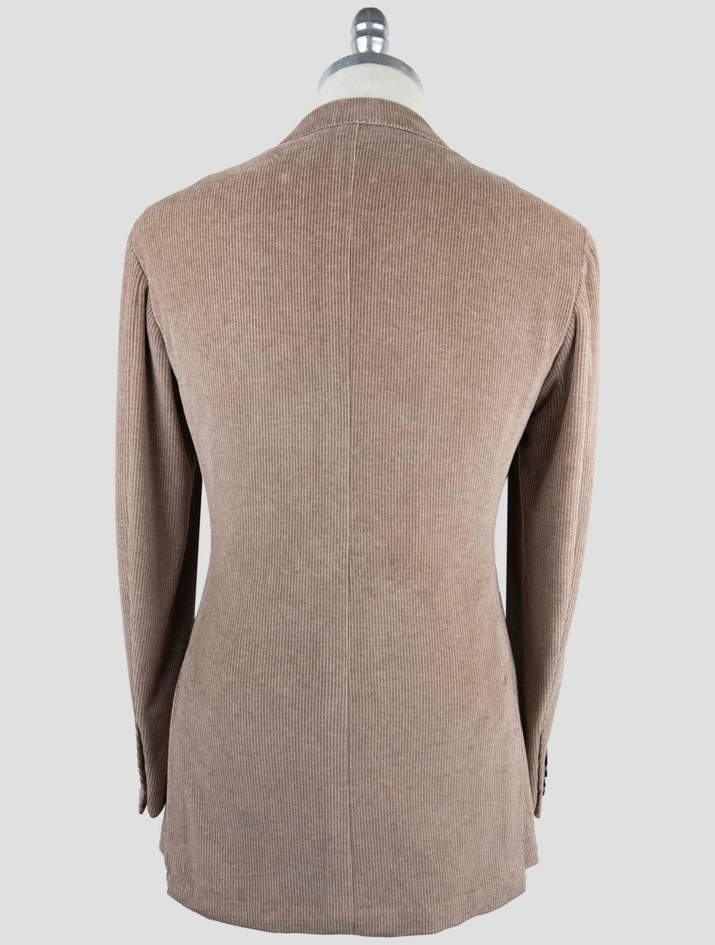 Kiton Knt Brown Cotton Pl Velvet Suit