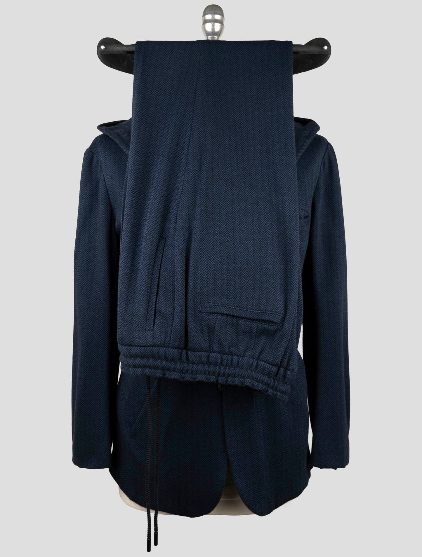 Kiton Knt Blue Cashmere Cotton Suit