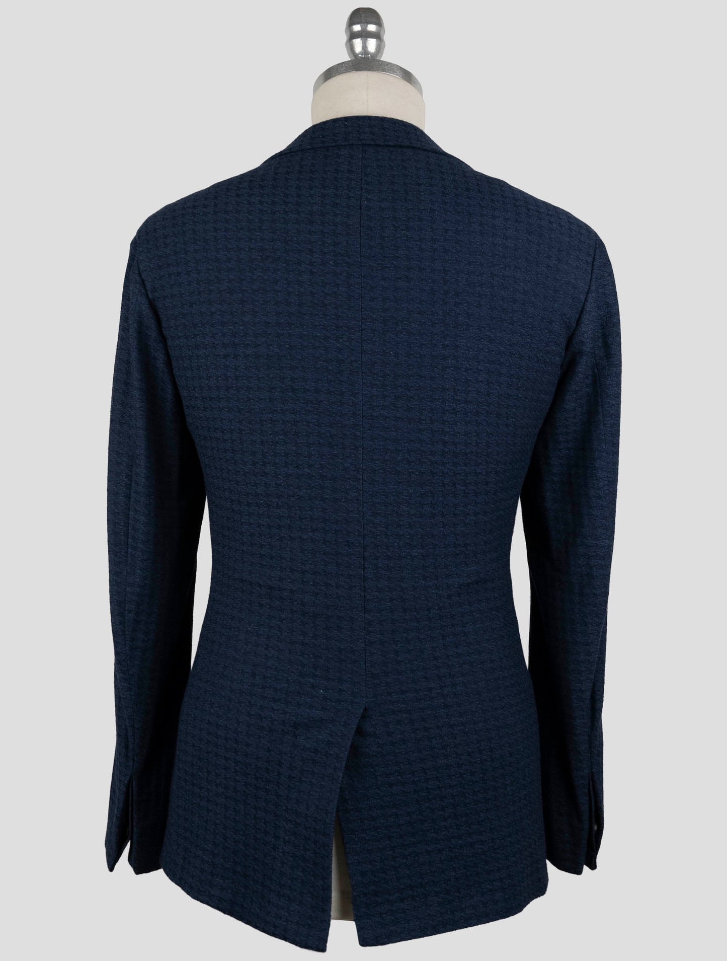 Kiton Knt Blue Cashmere Cotton Silk Suit