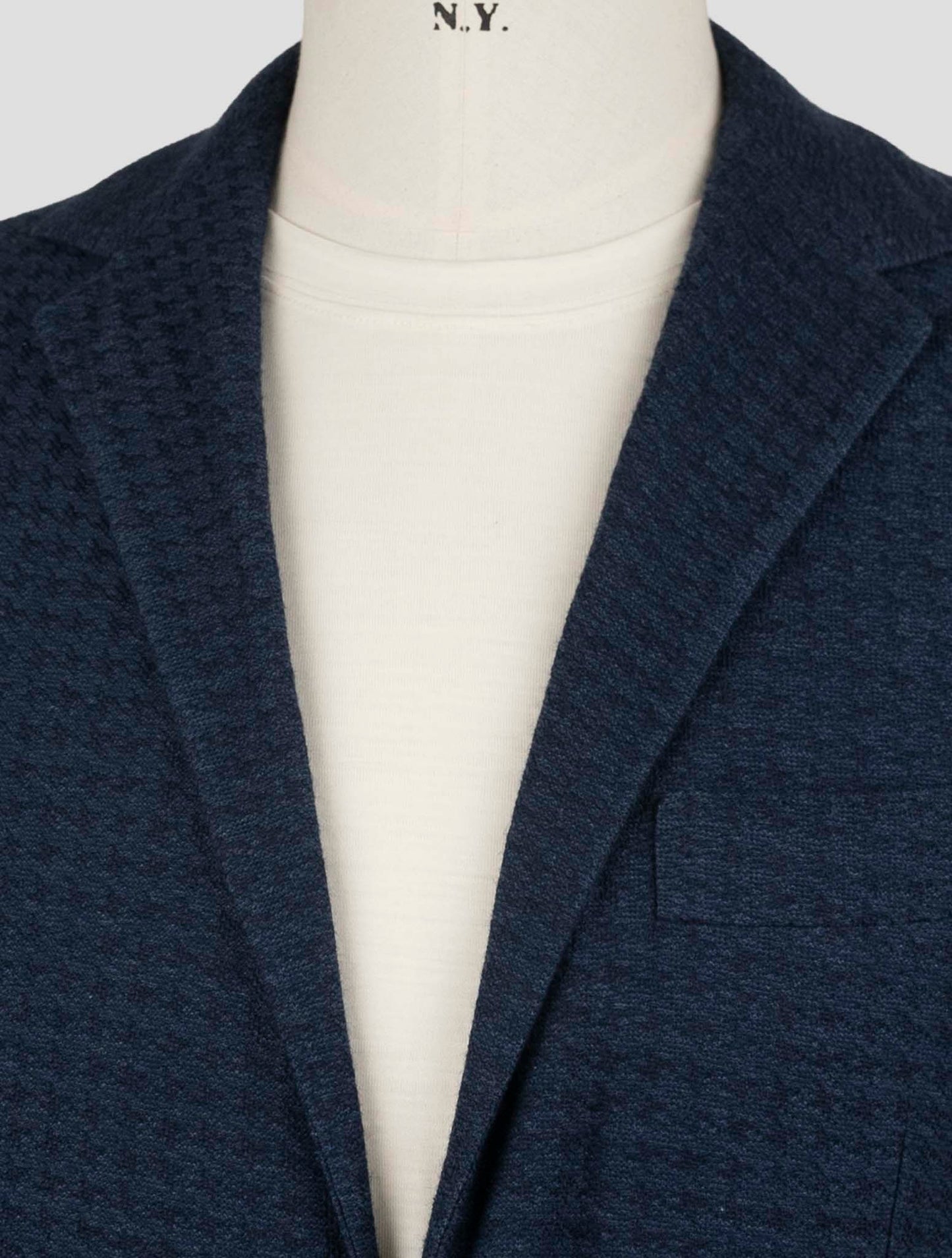 Kiton Knt Blue Cashmere Cotton Silk Suit