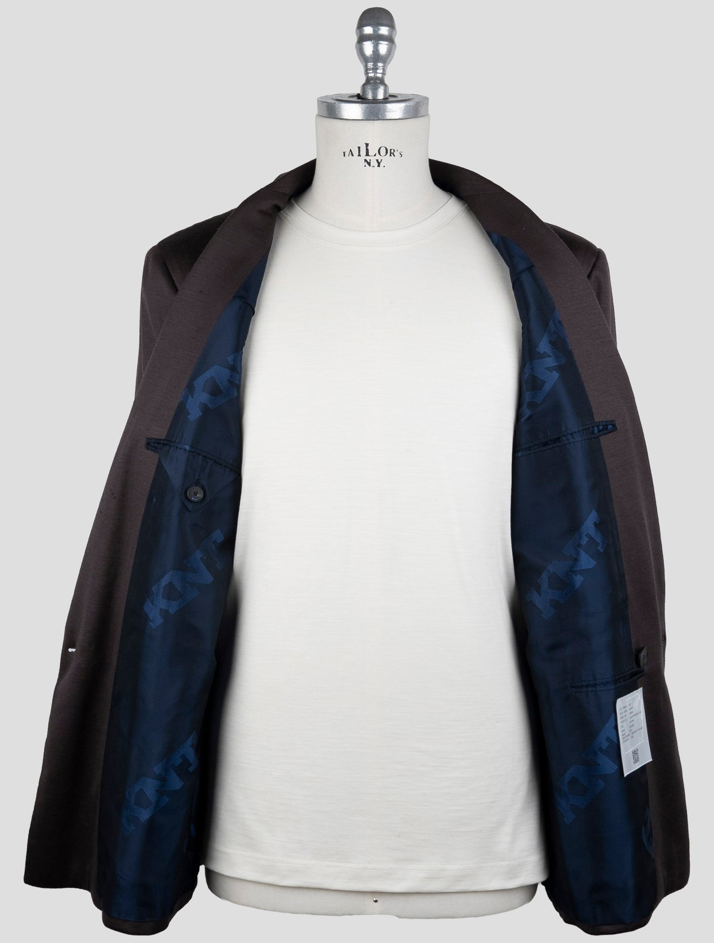 Kiton Knt brown Wool Suit