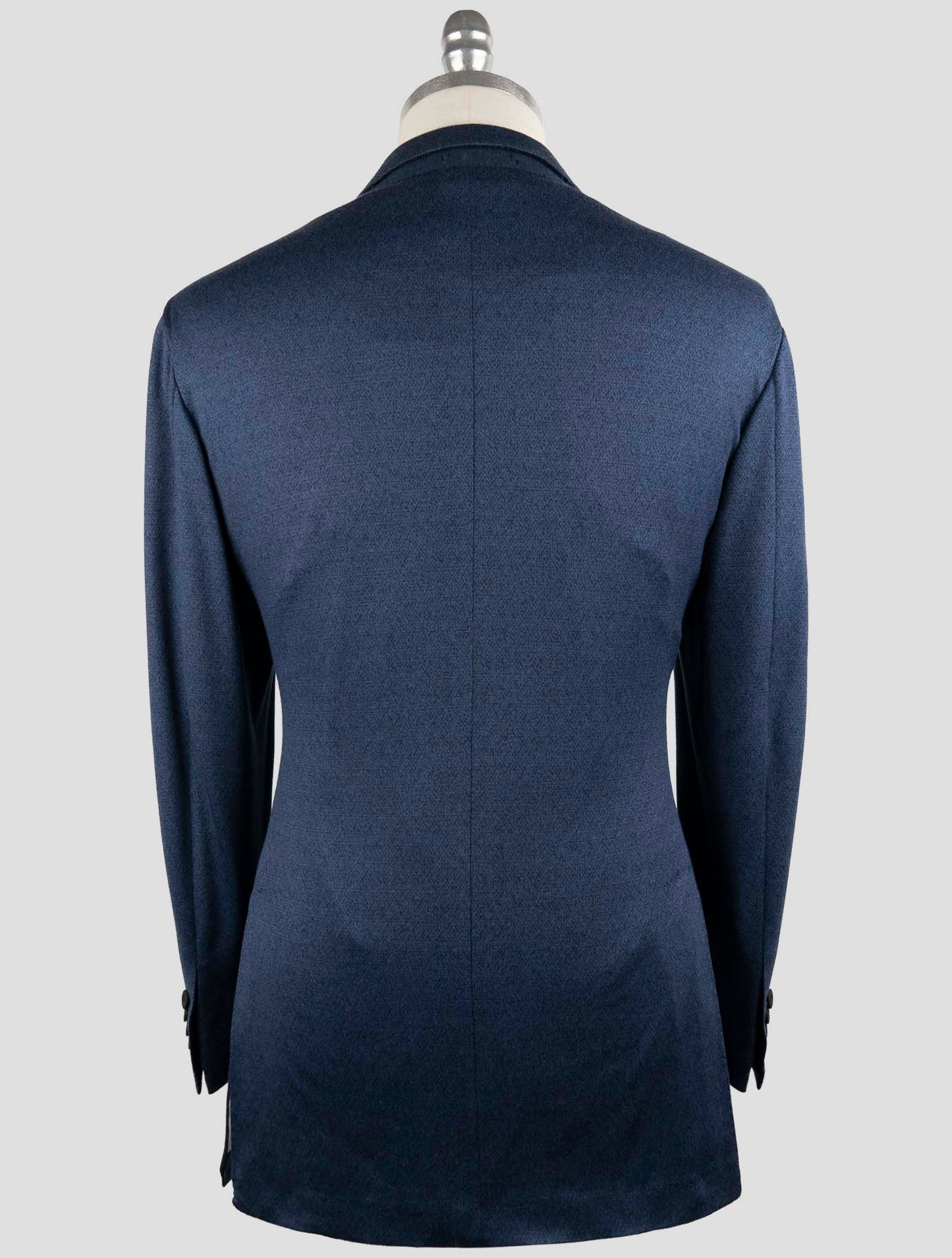 Kiton Knt Blue Wool Suit