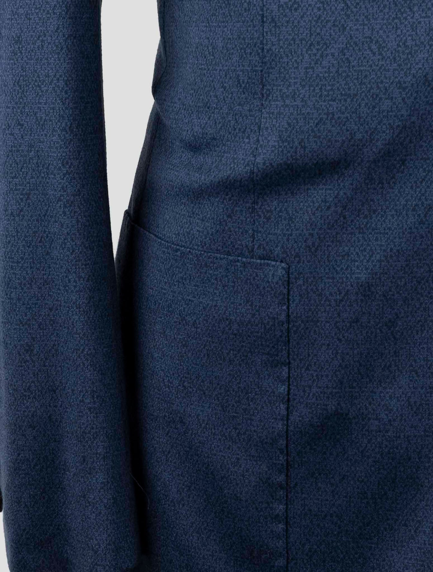 Kiton Knt Blue Wool Suit