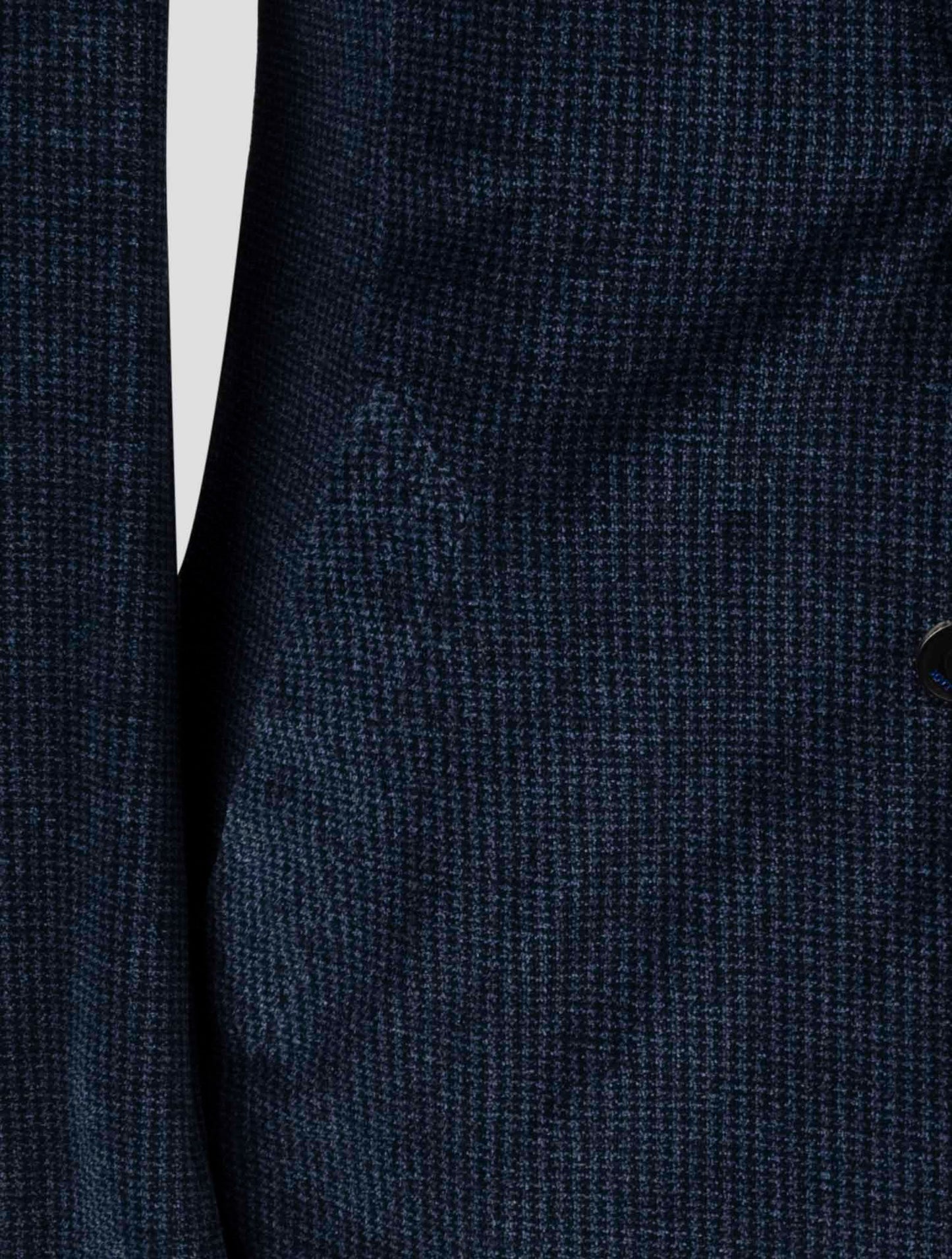 Kiton Knt Blue Cotton Pl Velvet Suit