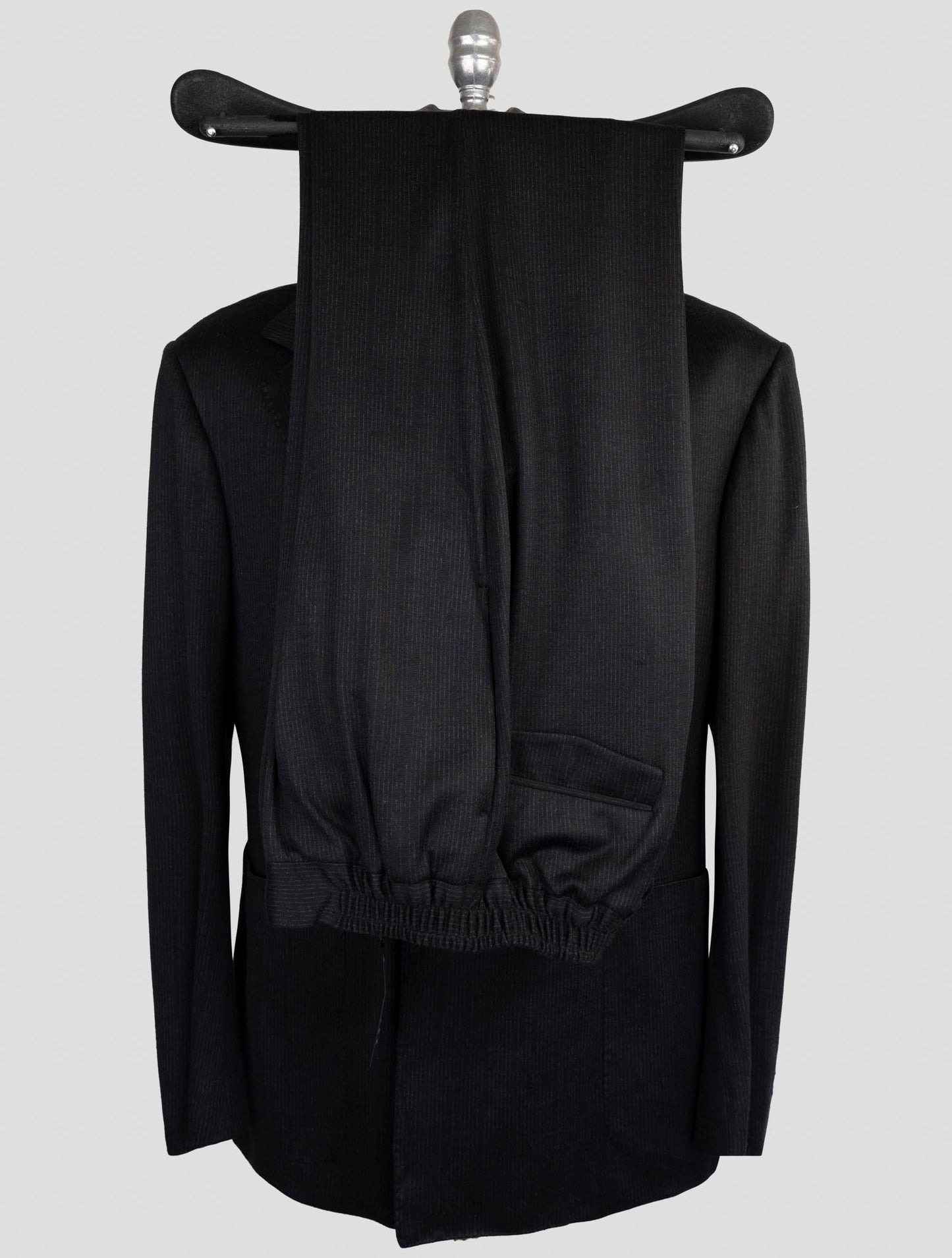 Kiton Knt Blue Wool Suit