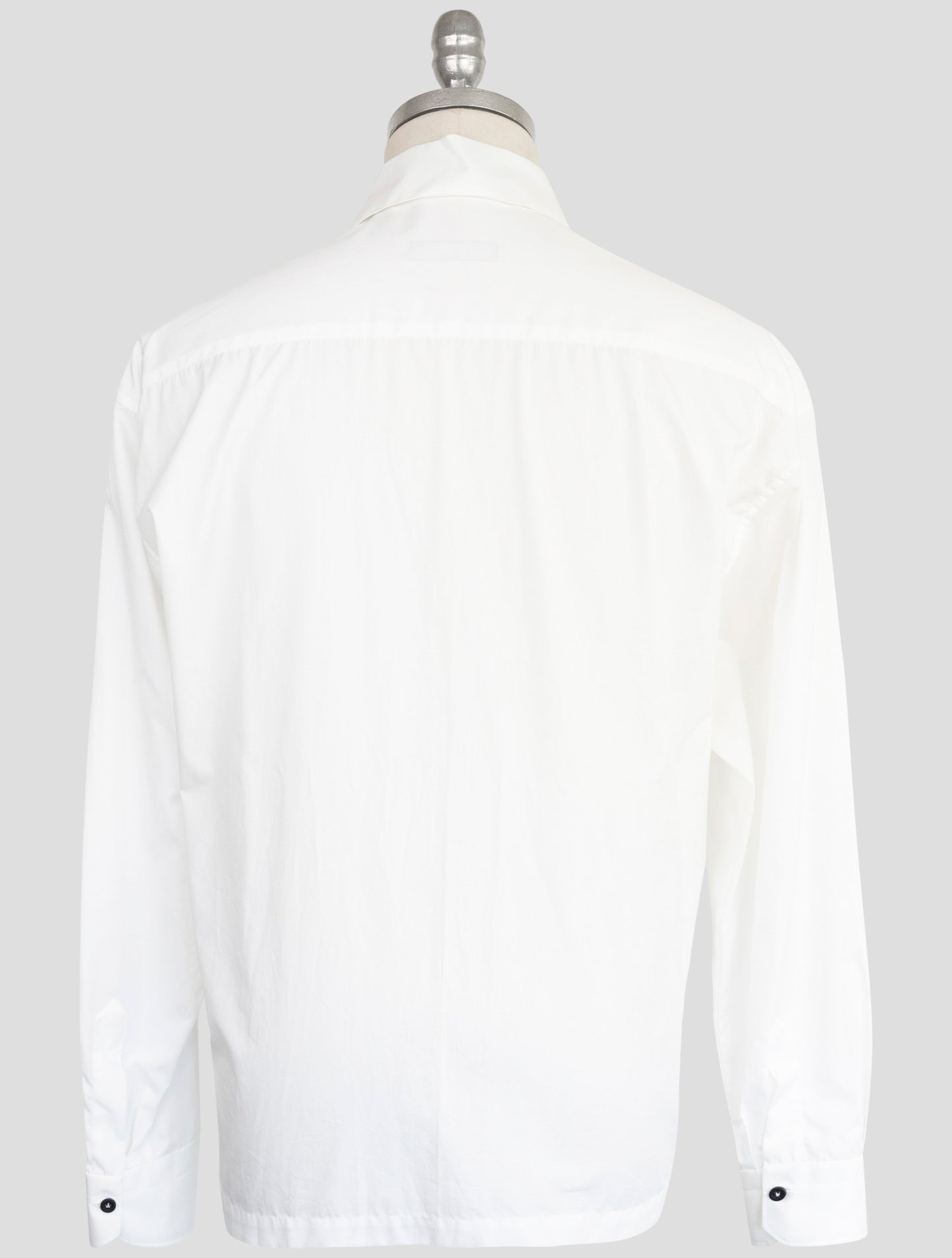 kiton Knt White Cotton Shirt
