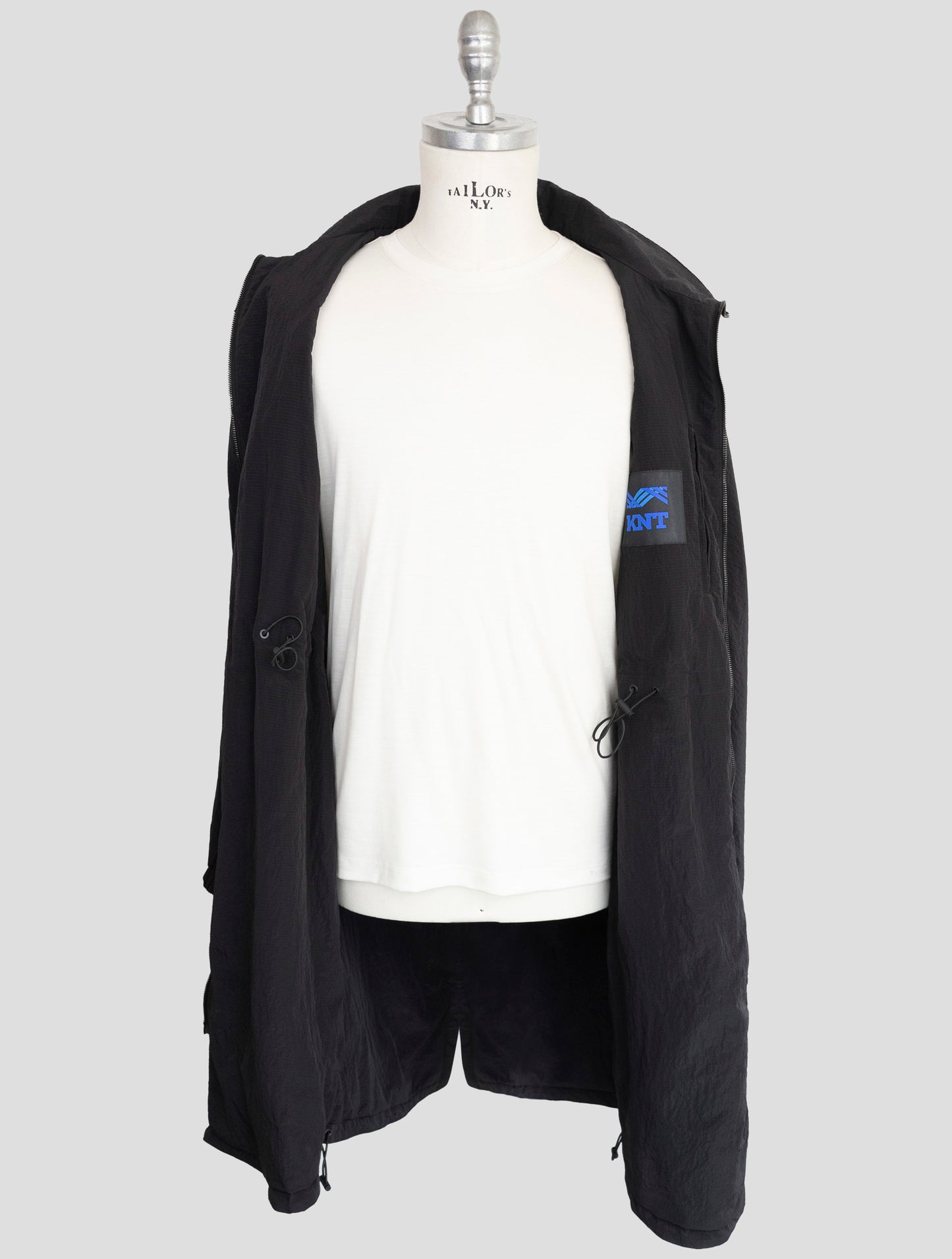 Kiton Knt Black Pa Overoat