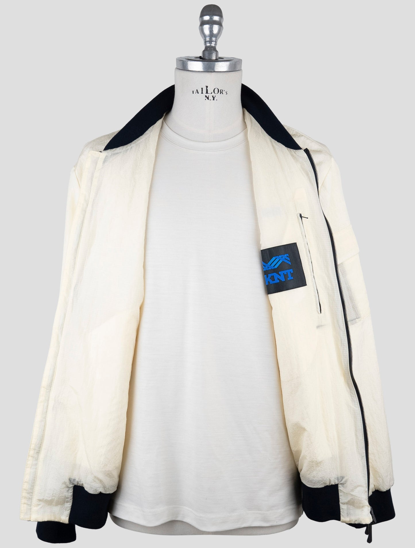 Kiton Knt White Pa Coat