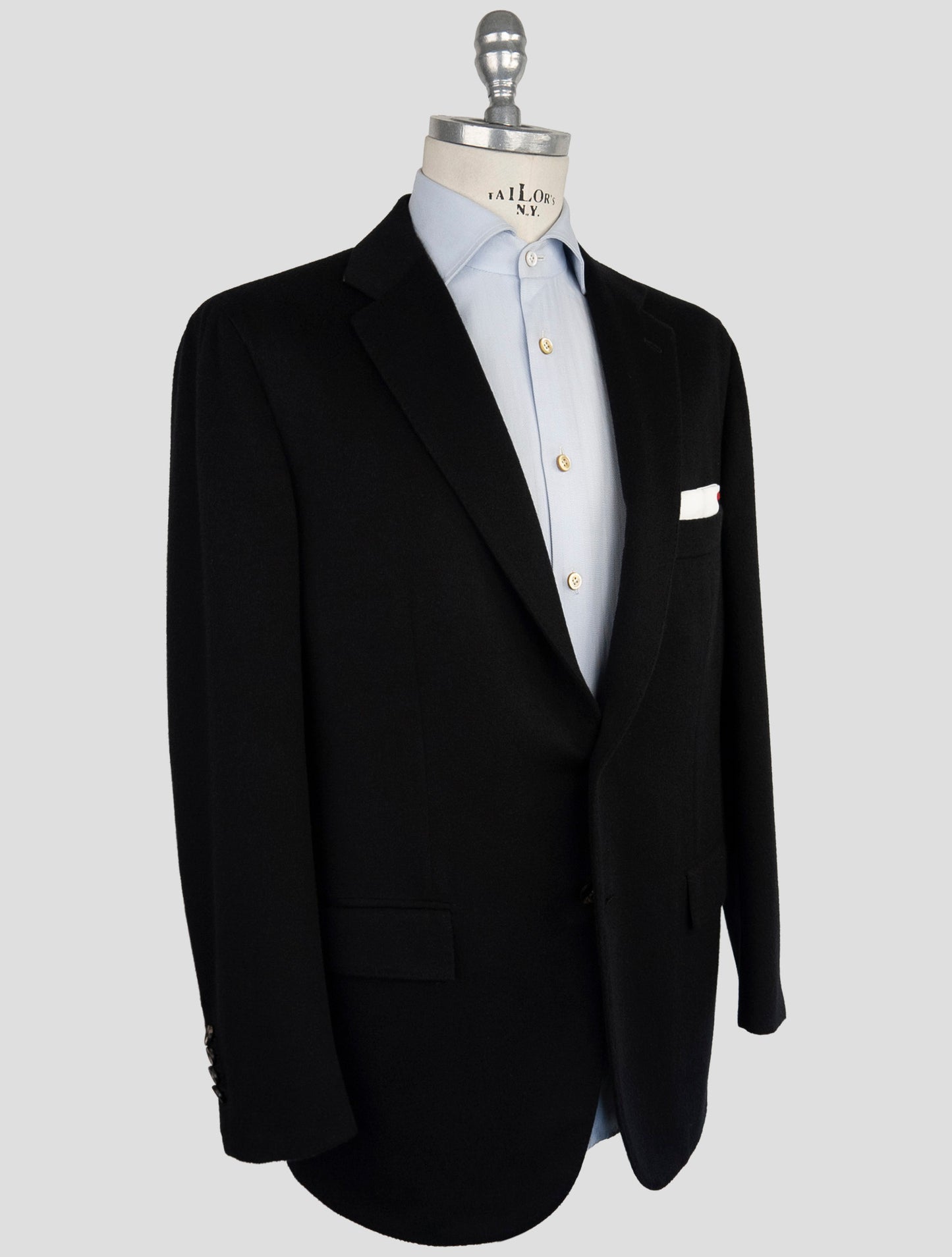 Kiton Black Cashmere Blazer