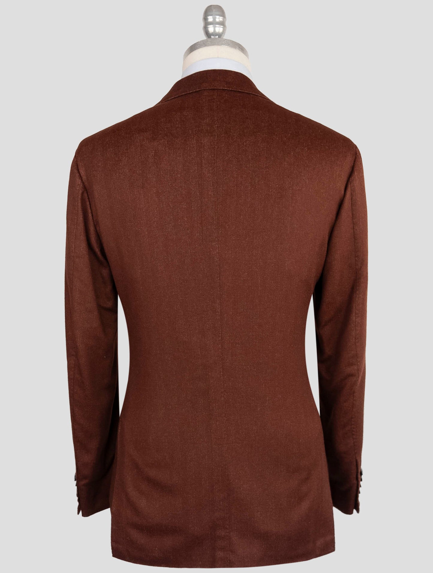 Kiton Brown Vicuna Peru Silk Blazer