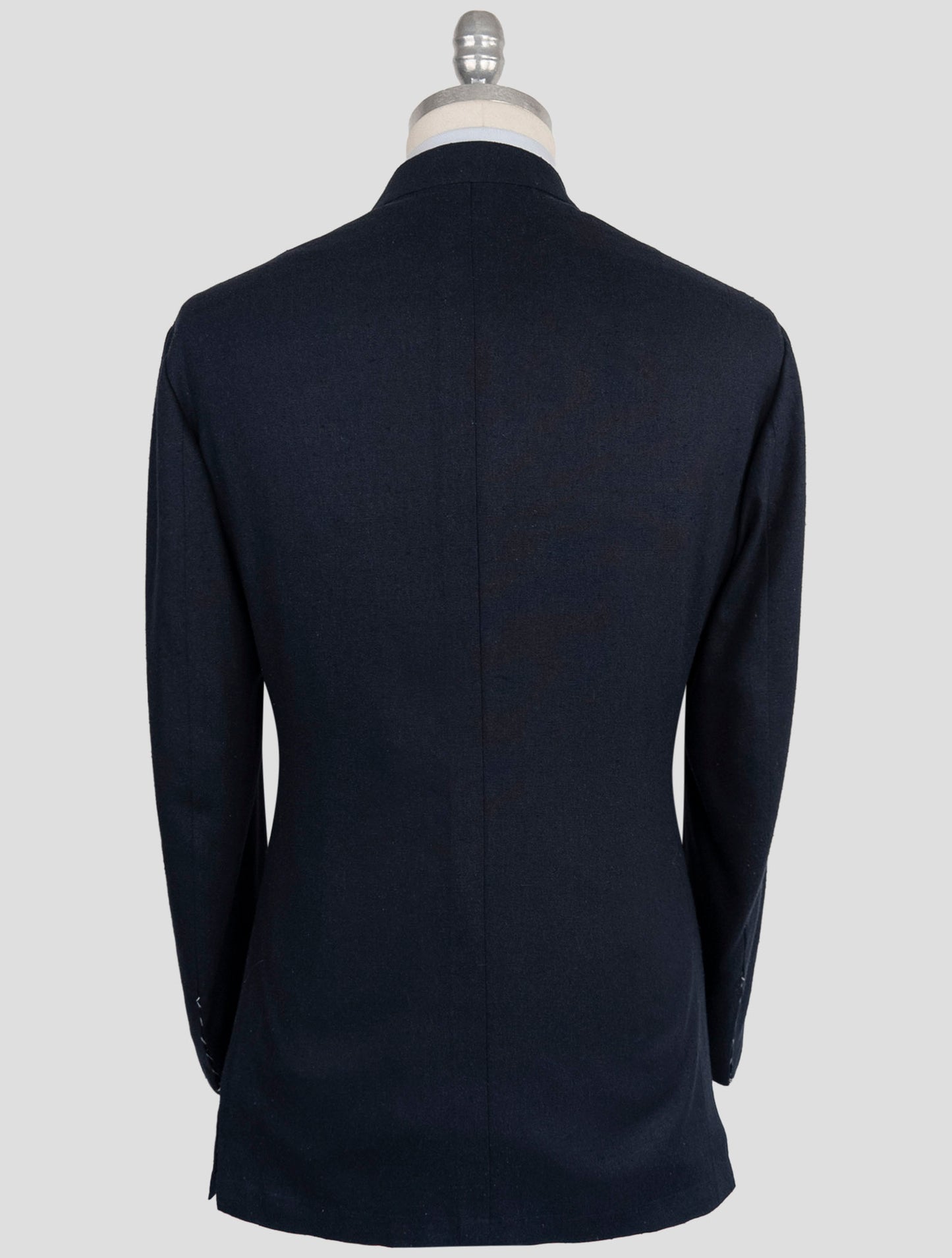 Kiton Blue Silk Blazer
