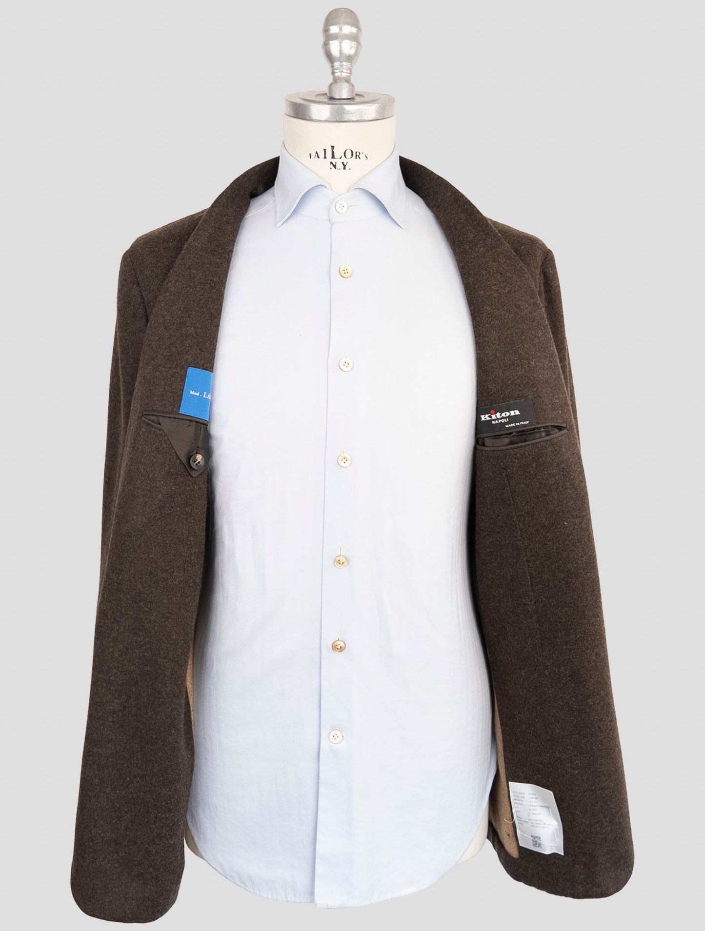 Kiton Brown Cashmere Pa Blazer
