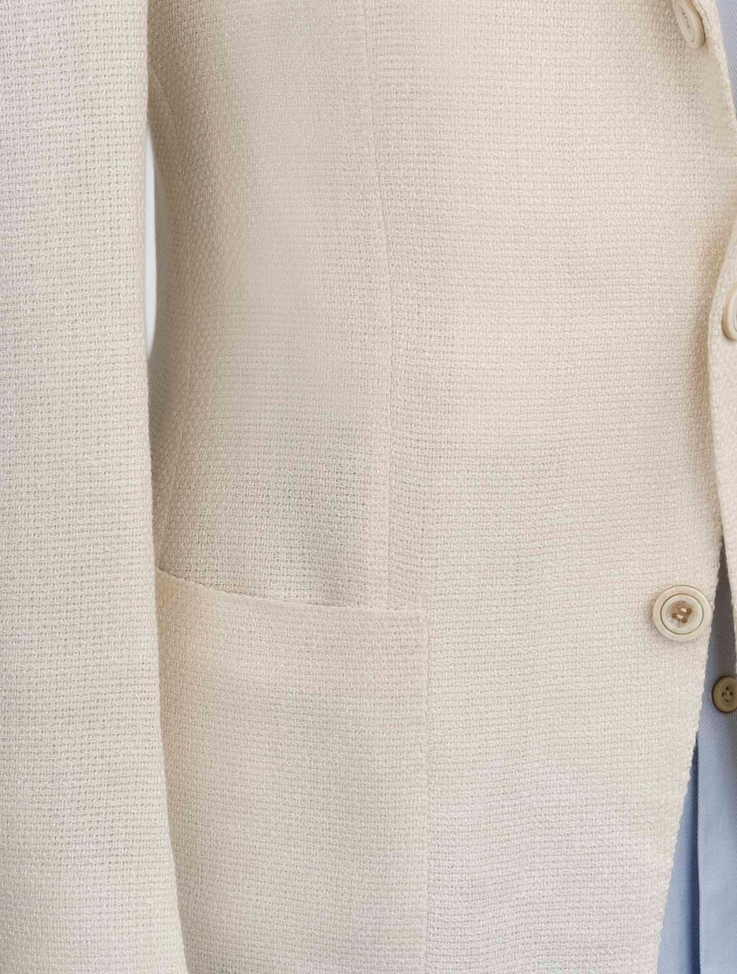 Kiton Brown Linen Cashmere Silk Blazer