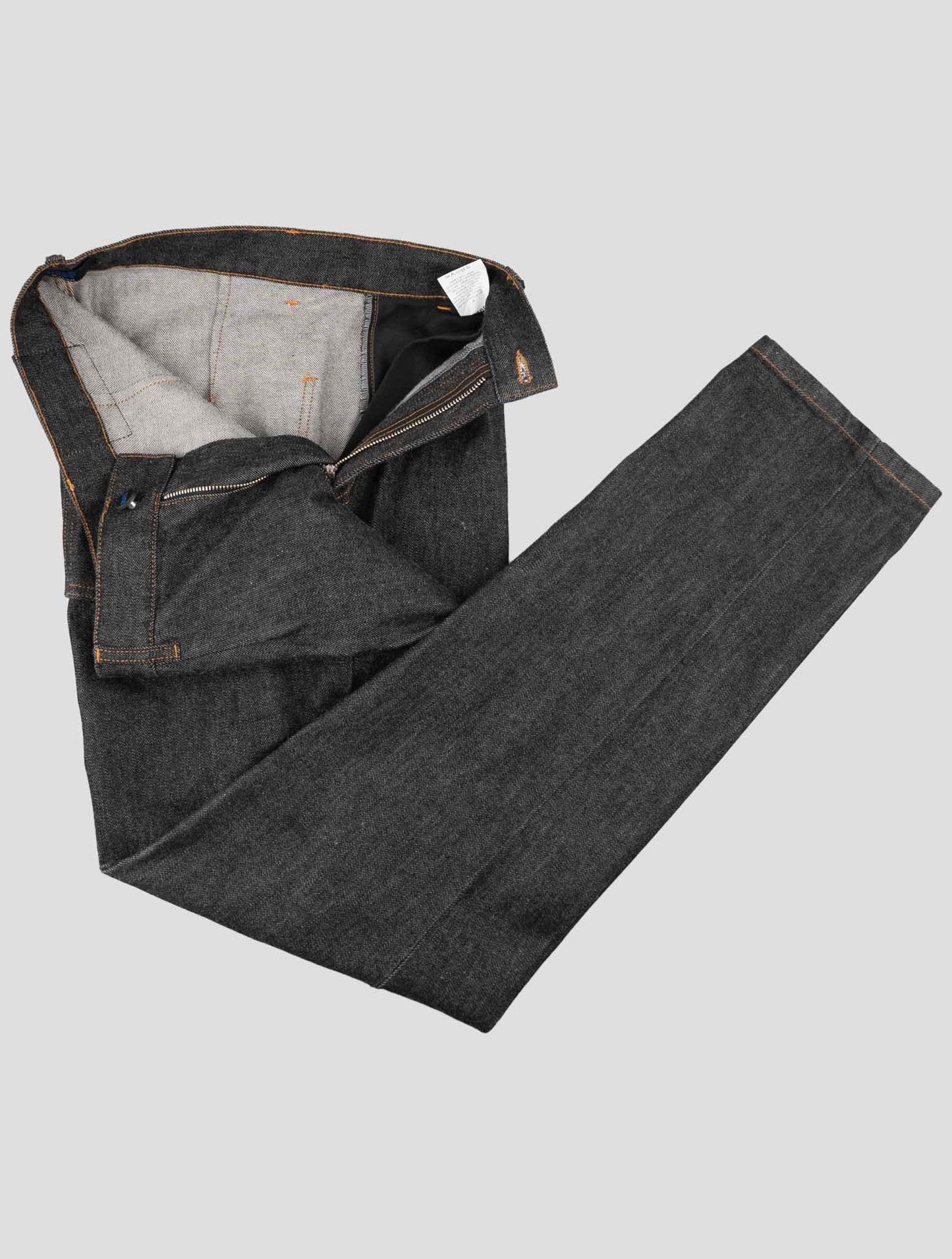Kiton Knt Dark Gray Cotton Pe Jeans