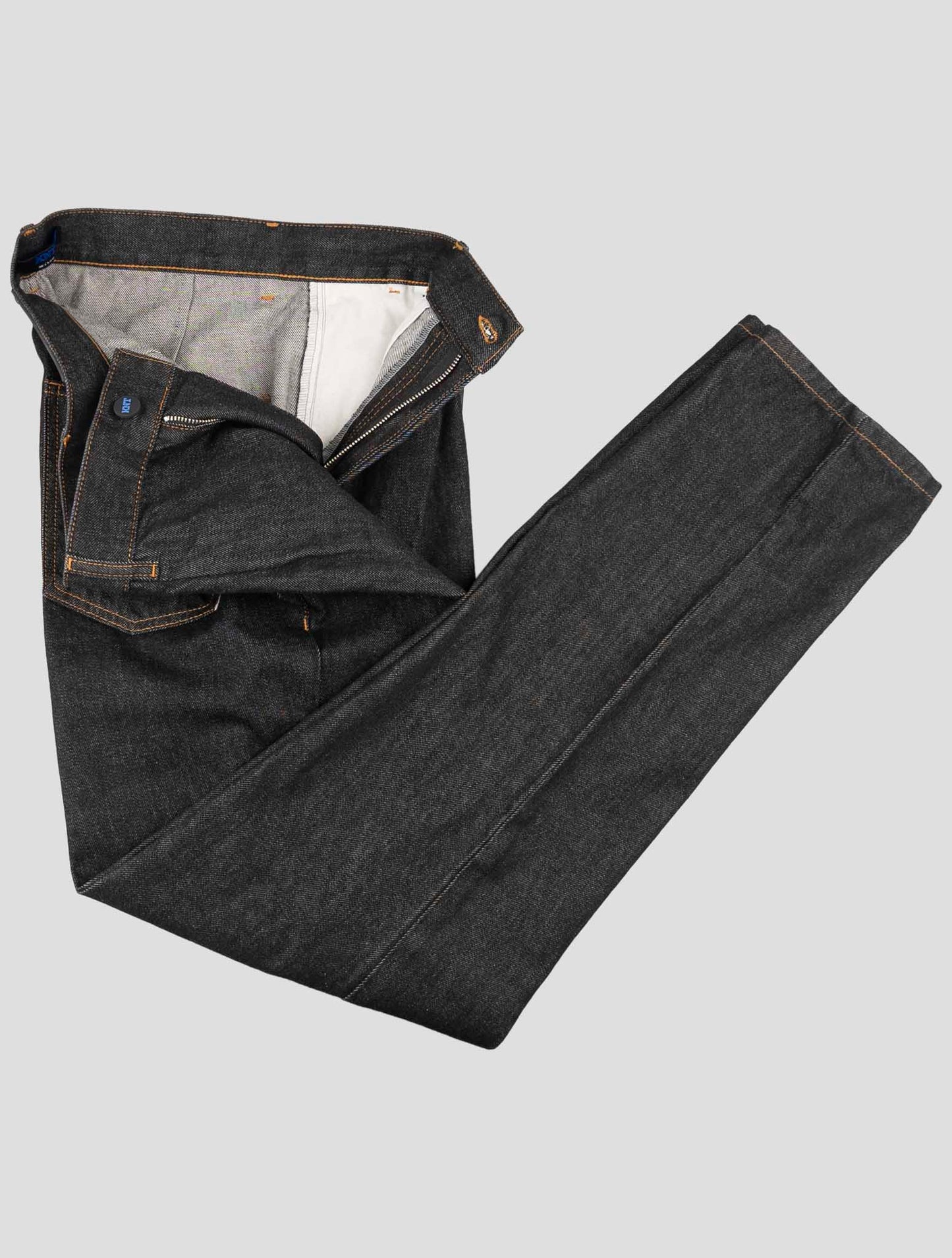 Kiton Knt Dark Gray Cotton Pe Jeans