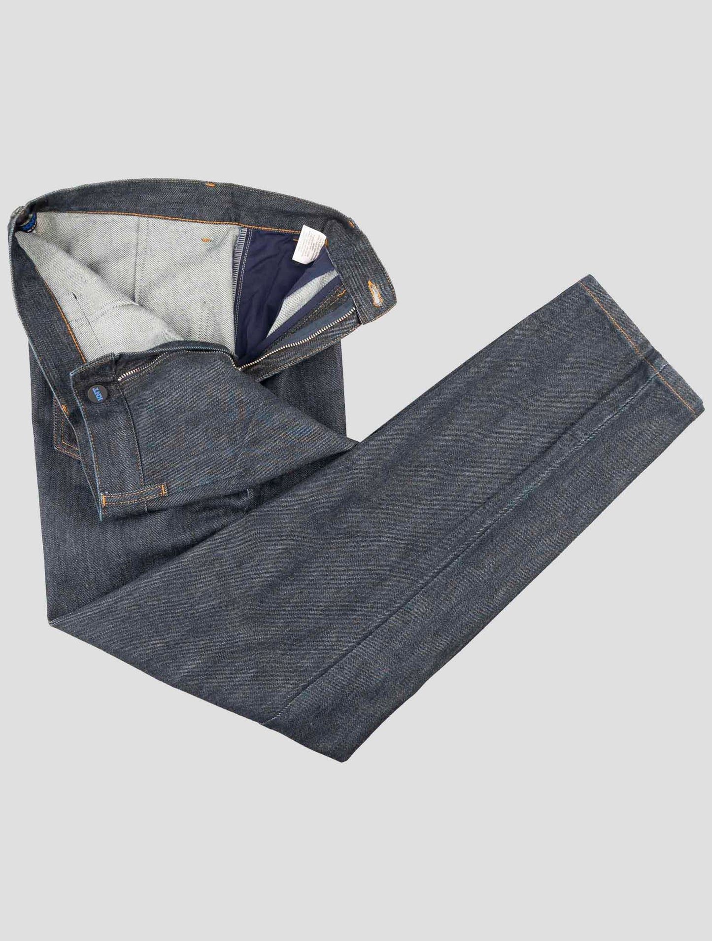 Kiton Knt Blue Cotton Pe Jeans