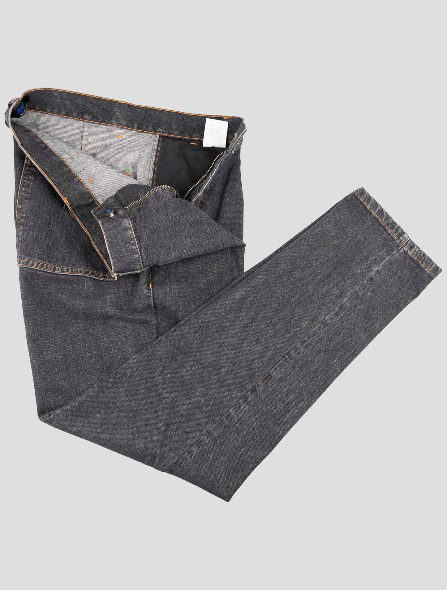 Kiton Knt Gray Cotton Pe Jeans
