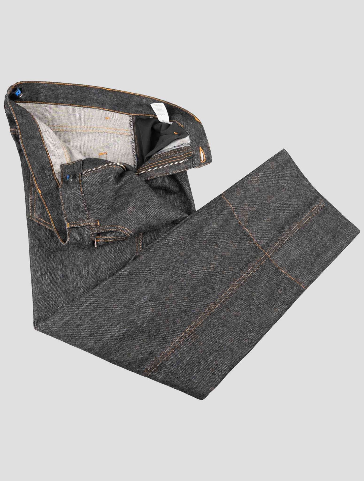 Kiton Knt Dark Gray Cotton Pe Jeans