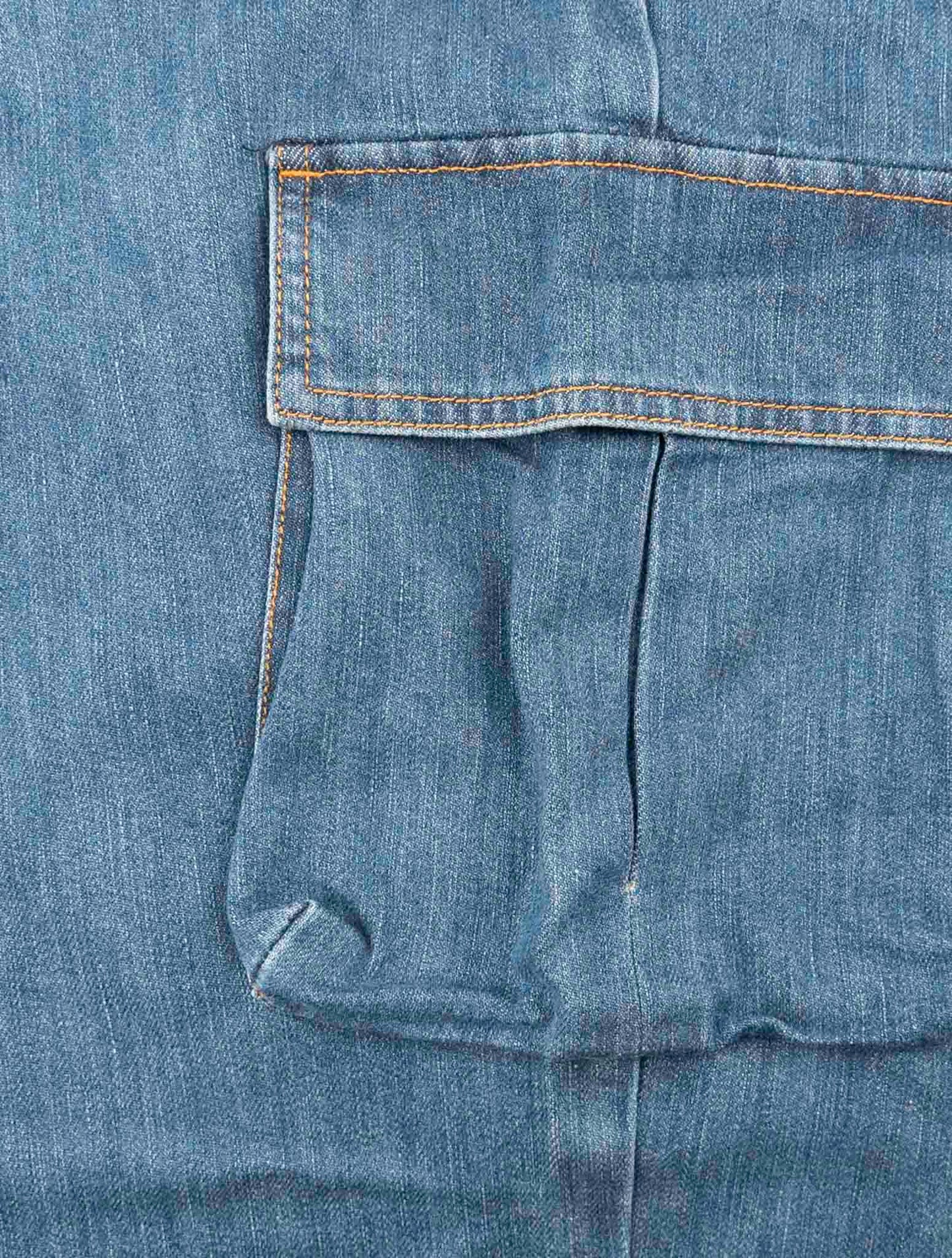 Kiton Knt Denim Cotton Pe Cargo Jeans