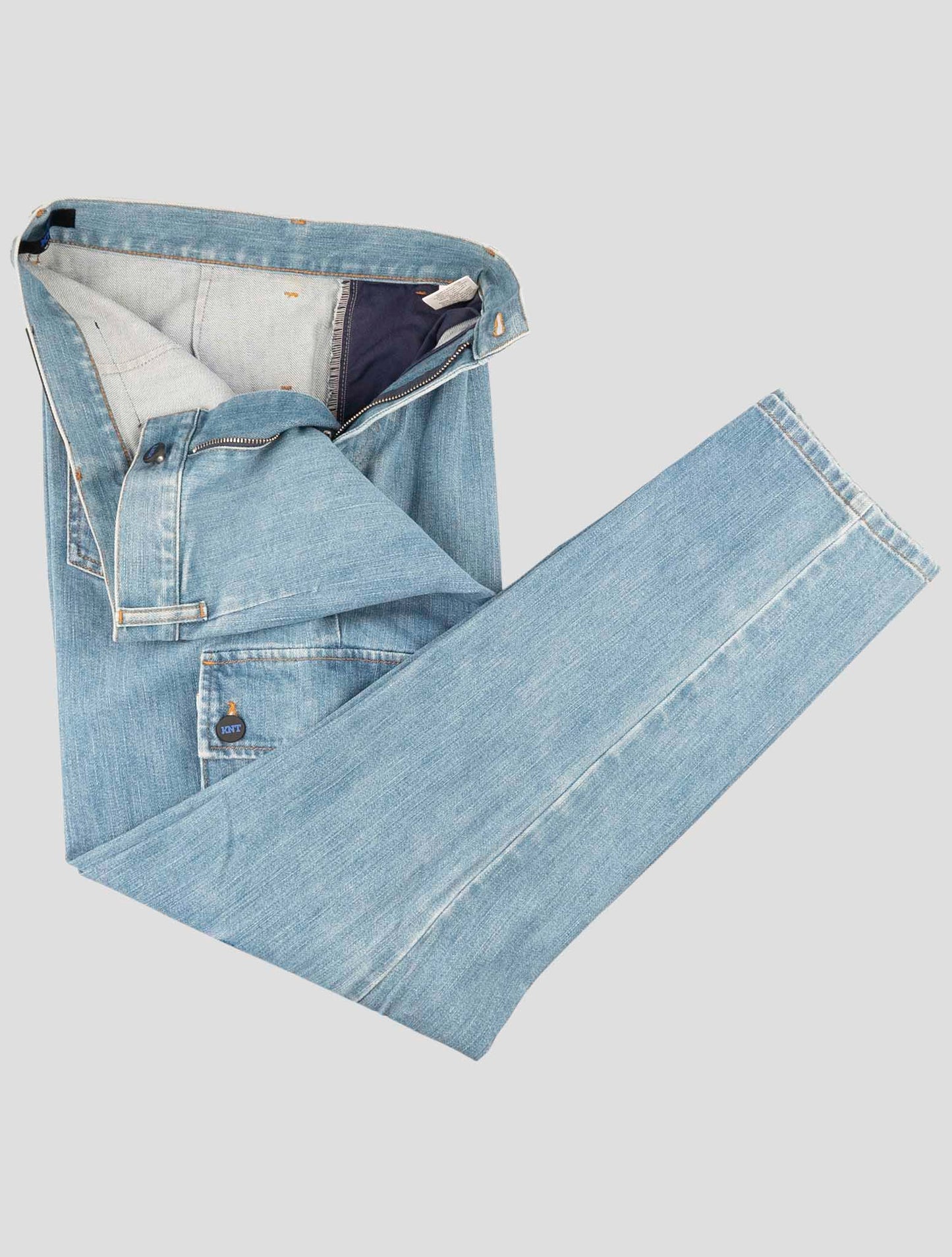 Kiton Knt Denim Cotton Pe Cargo Jeans